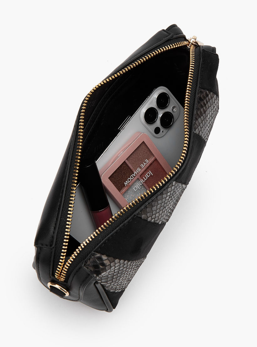 Elle Textured Crossbody Bag with Zip Closure-women-bagsandwallets-handbags-image-7