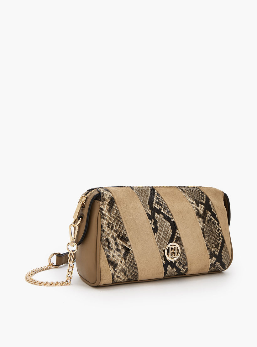 Elle Textured Crossbody Bag with Zip Closure-women-bagsandwallets-handbags-image-3