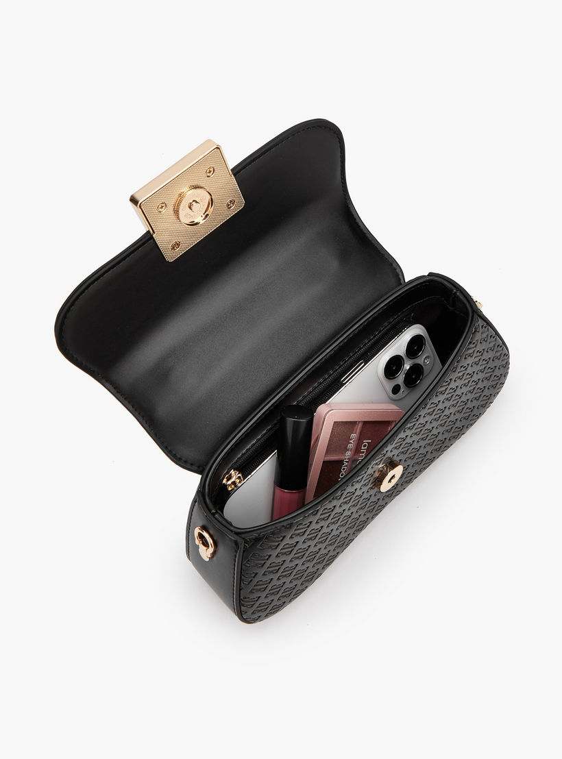 Elle Monogram Embossed Satchel Bag with Detachable Strap-women-bagsandwallets-handbags-image-7