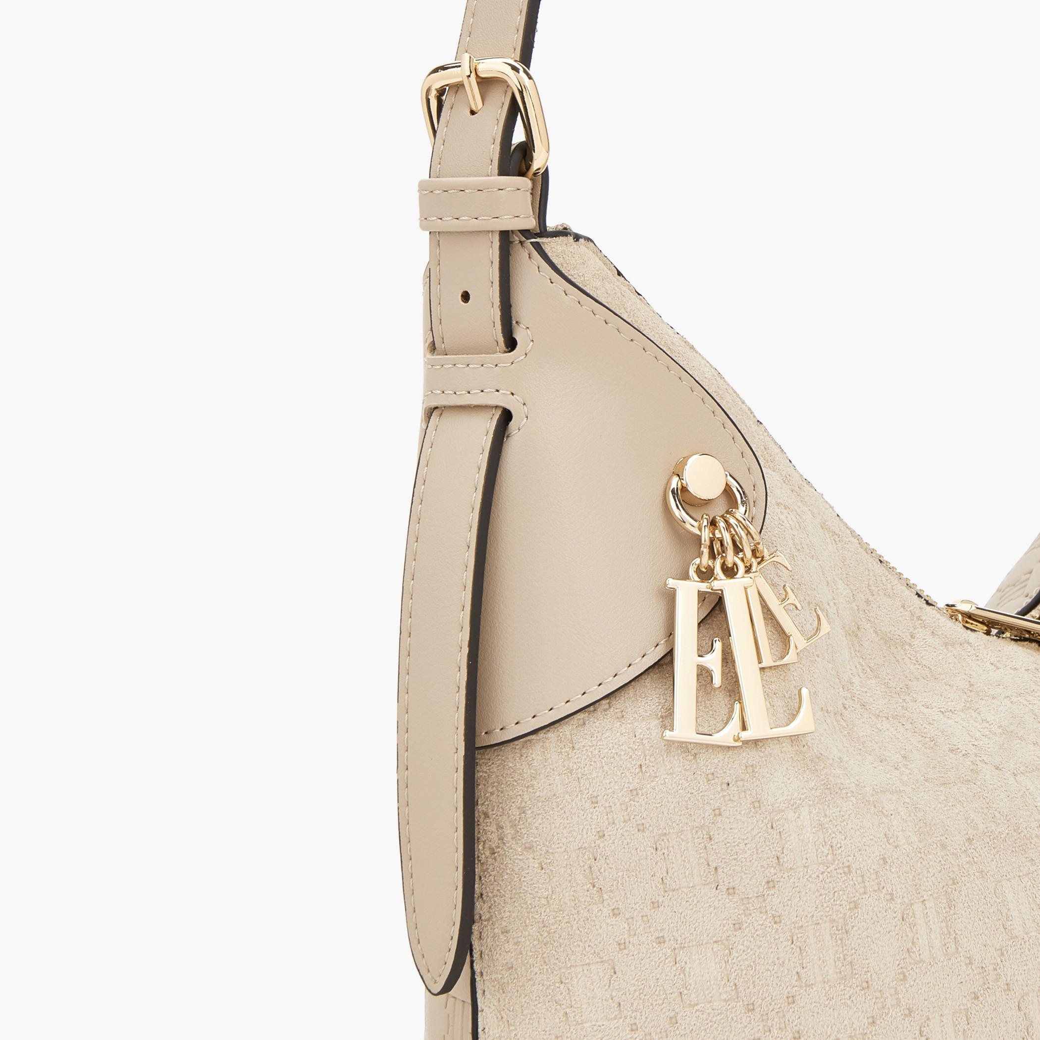 Elle Suede Shoulder Bag with Zip Closure-women-bagsandwallets-handbags-image-3