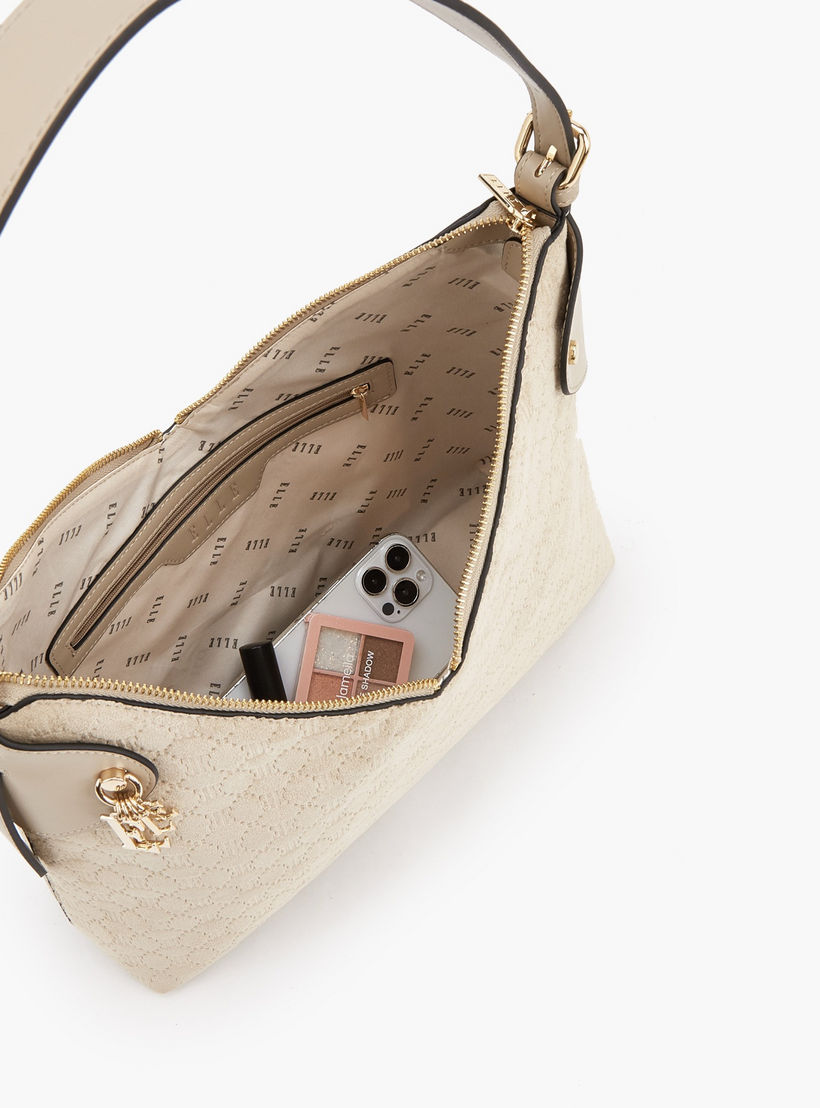 Elle Suede Shoulder Bag with Zip Closure-women-bagsandwallets-handbags-image-7