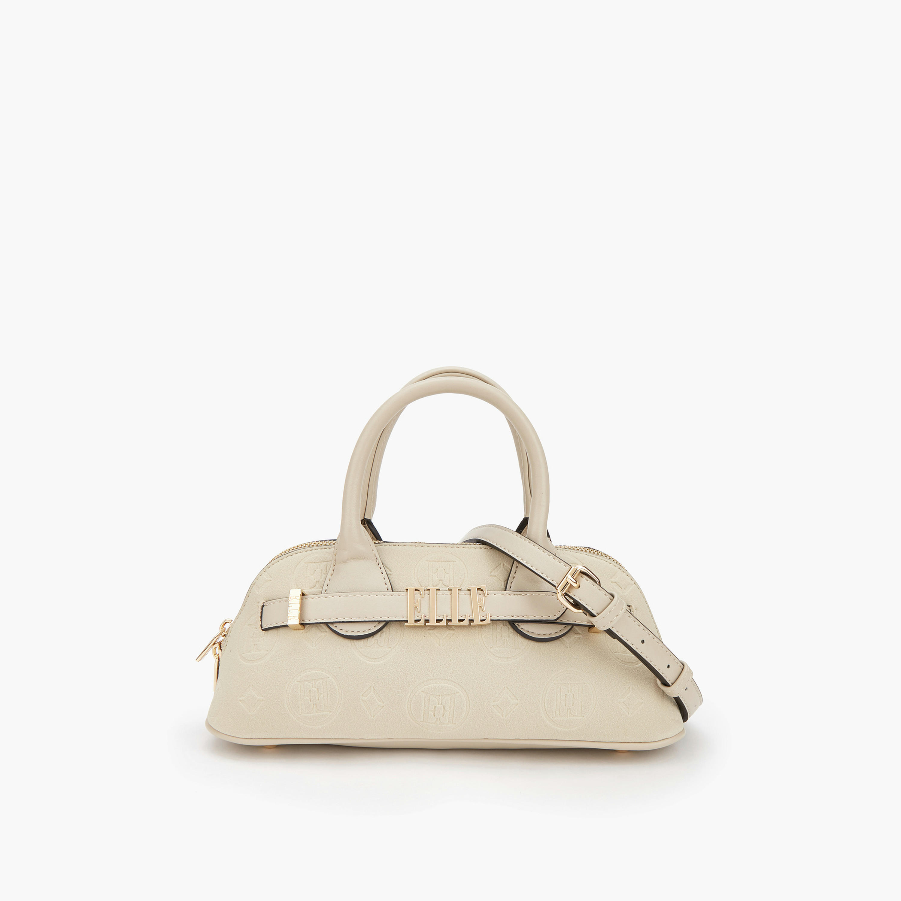 Elle Monogram Embossed Crossbody Bag with Detachable Strap-women-bagsandwallets-handbags-image-1
