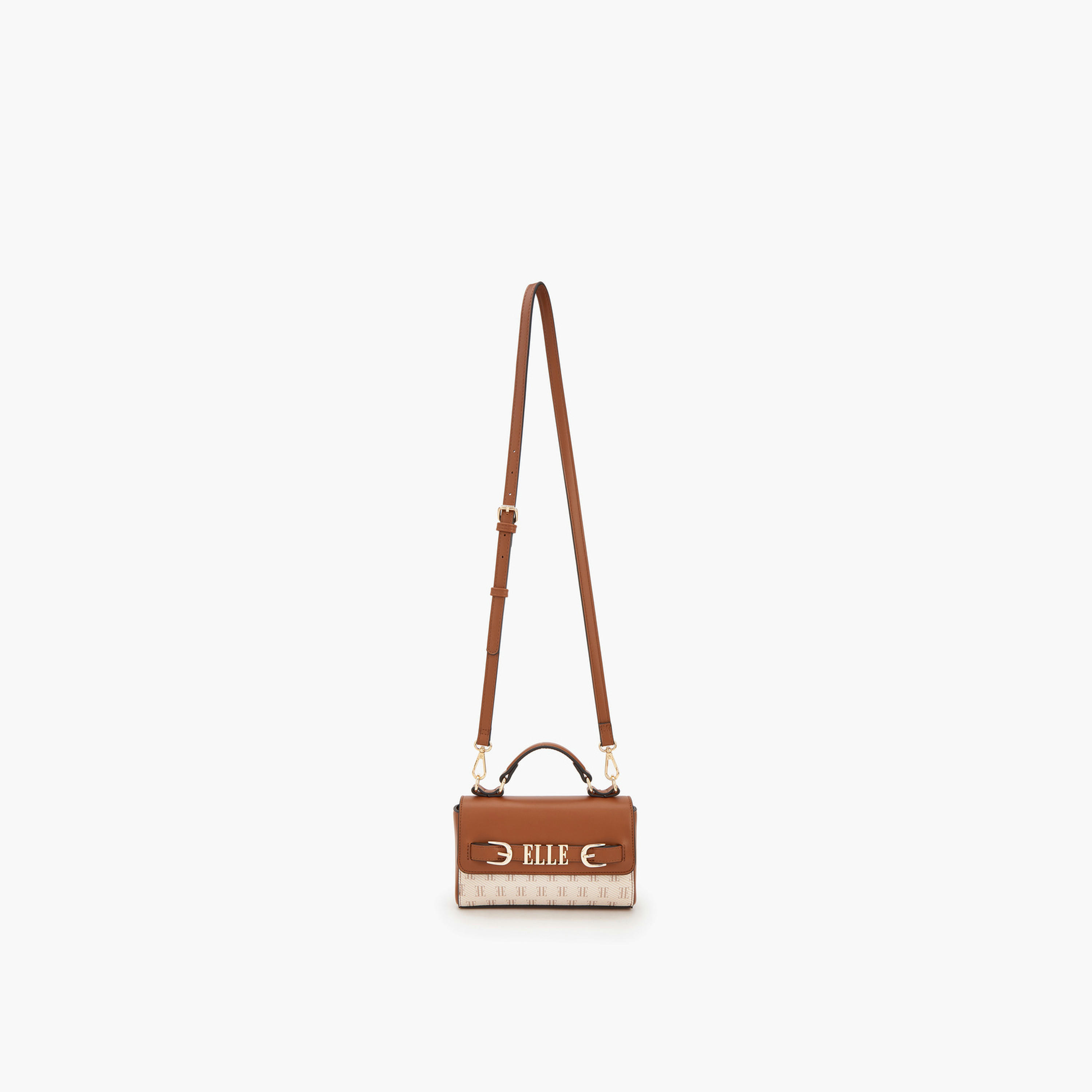 Elle Monogram Satchel Bag with Detachable Strap-women-bagsandwallets-handbags-image-2