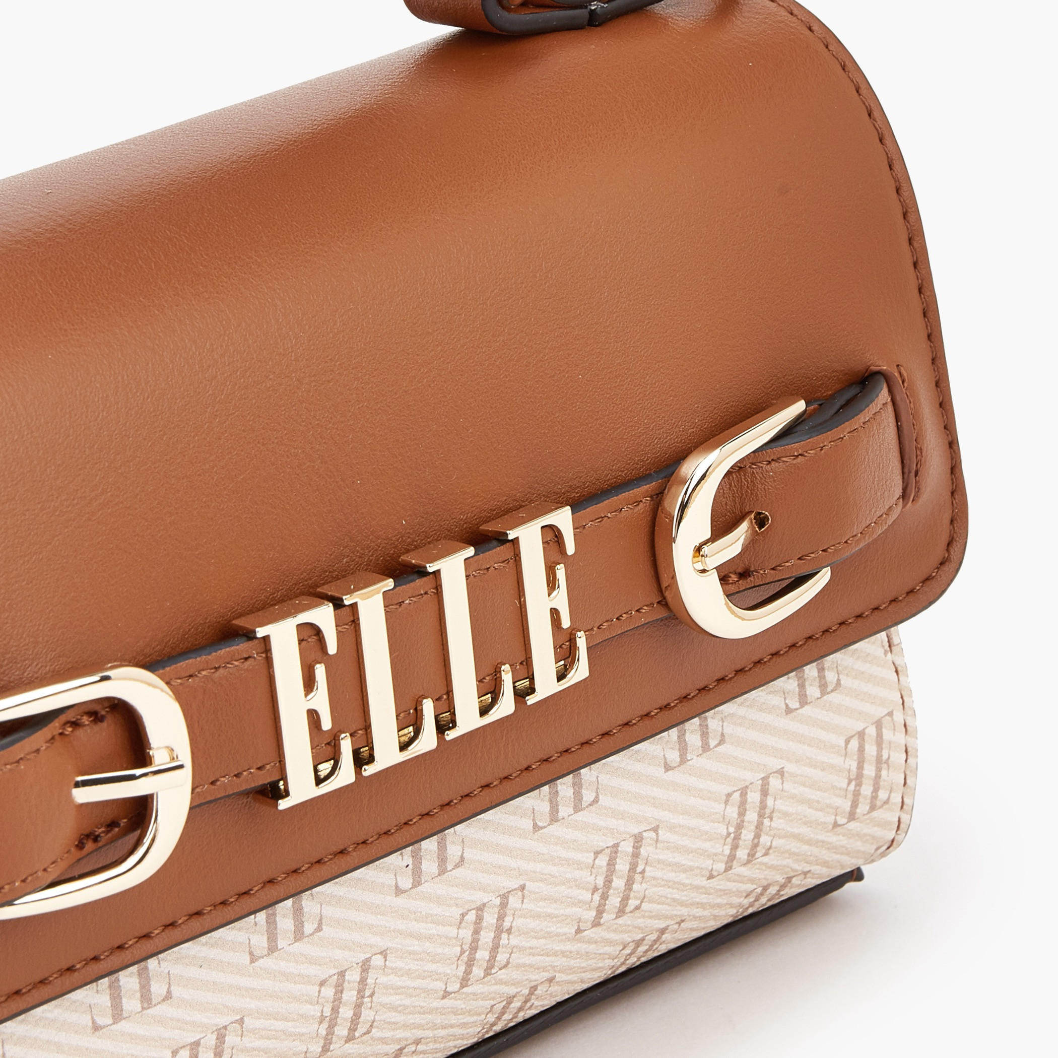 Elle Monogram Satchel Bag with Detachable Strap-women-bagsandwallets-handbags-image-4