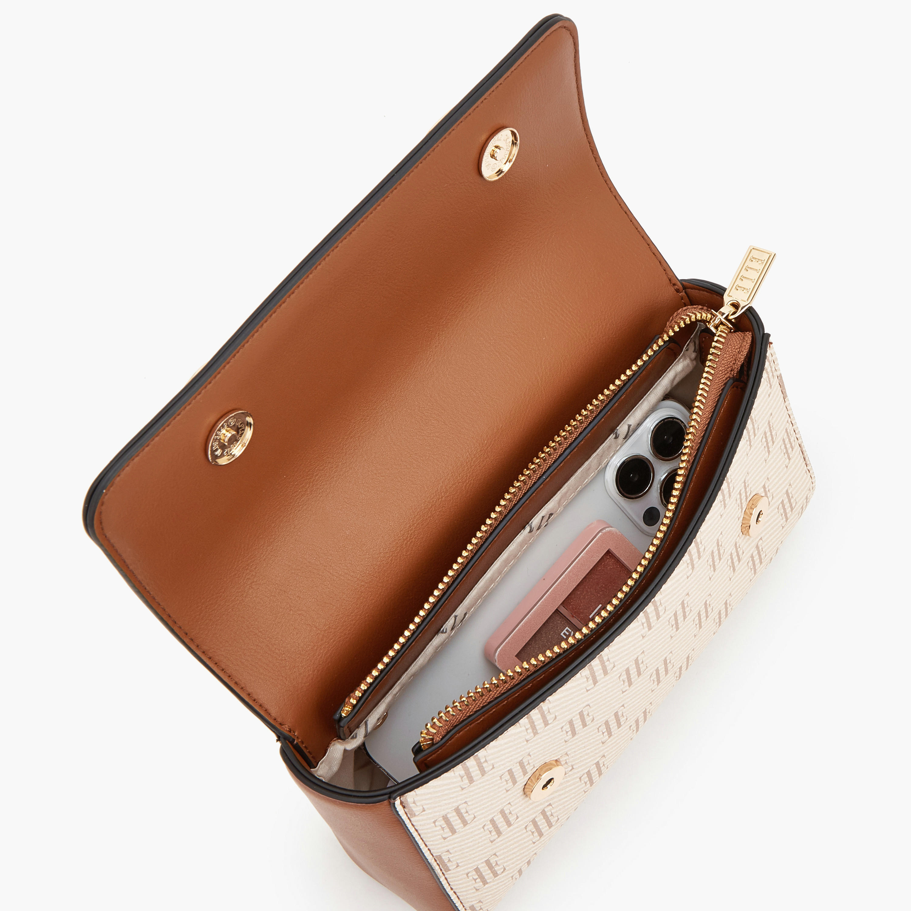 Elle Monogram Satchel Bag with Detachable Strap-women-bagsandwallets-handbags-image-7