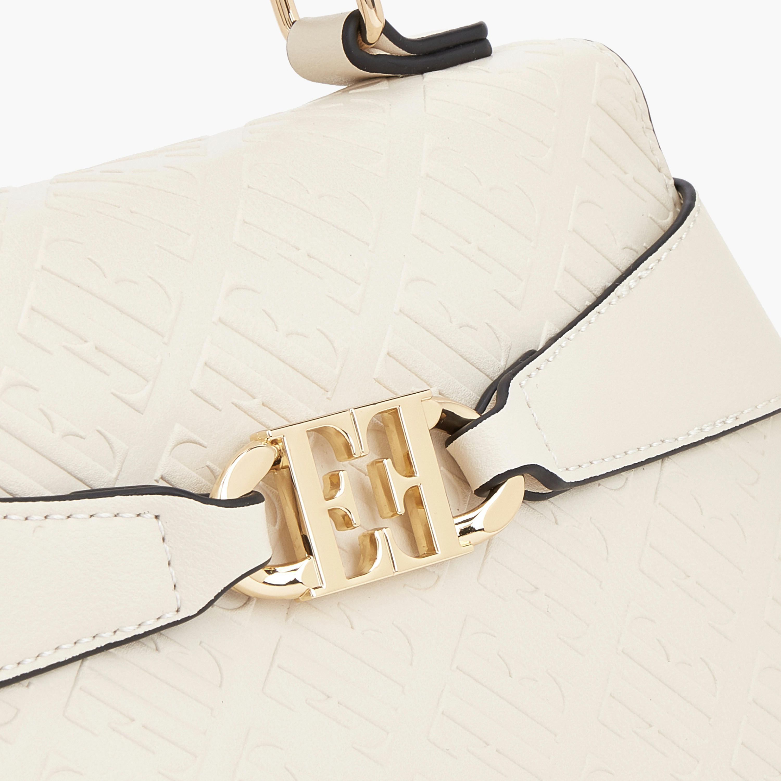 Elle Monogram Embossed Satchel Bag with Detachable Strap-women-bagsandwallets-handbags-image-4