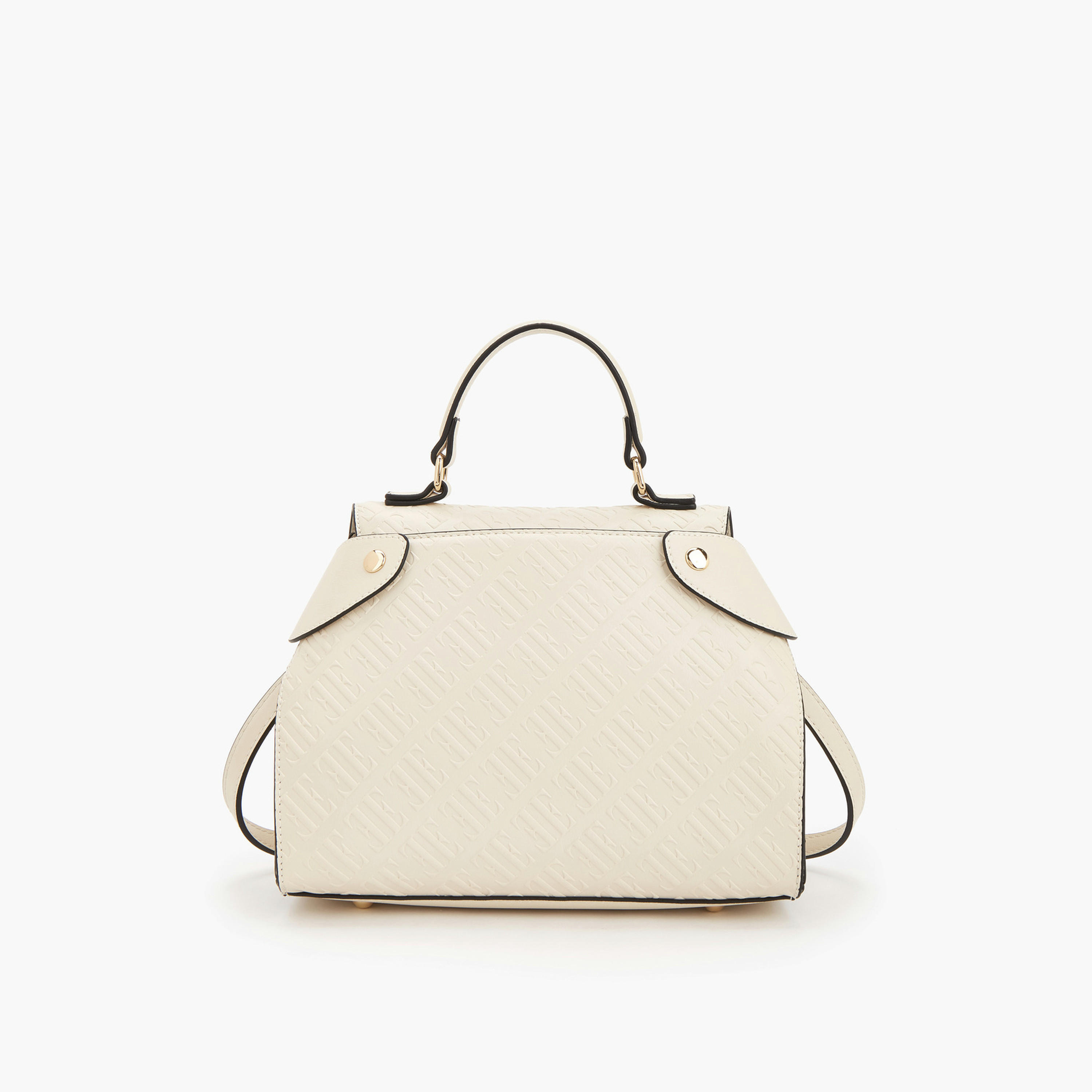 Elle Monogram Embossed Satchel Bag with Detachable Strap-women-bagsandwallets-handbags-image-5