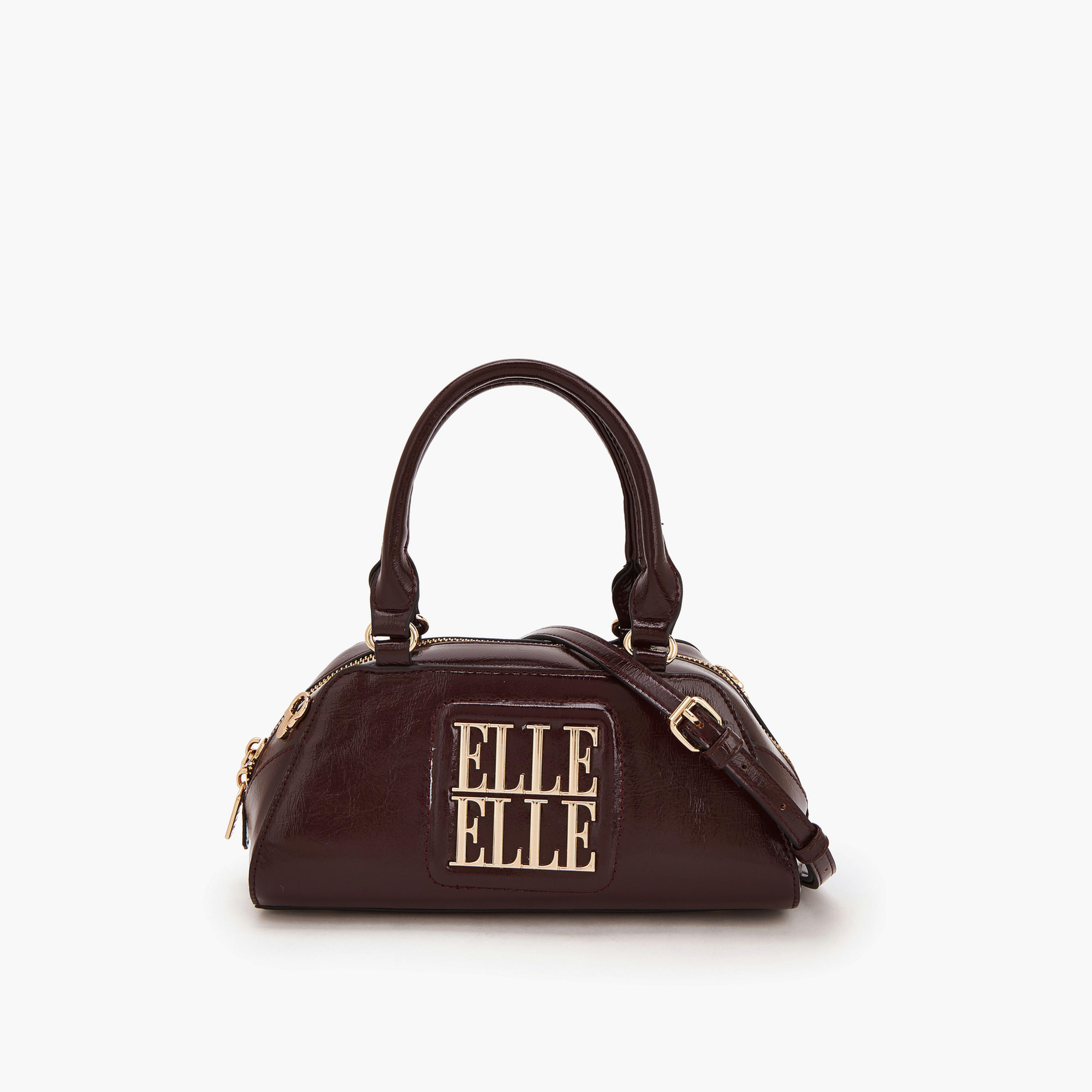 Elle Logo Accent Crossbody Bag with Detachable Strap-women-bagsandwallets-handbags-image-1