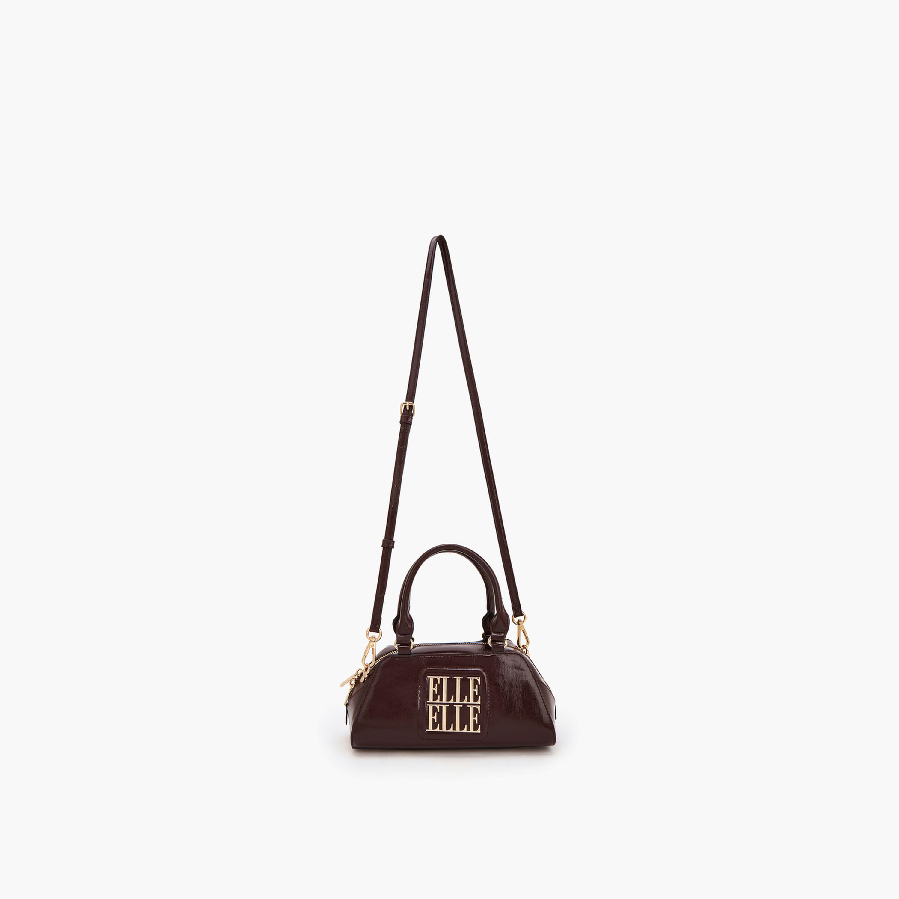 Elle Logo Accent Crossbody Bag with Detachable Strap-women-bagsandwallets-handbags-image-2