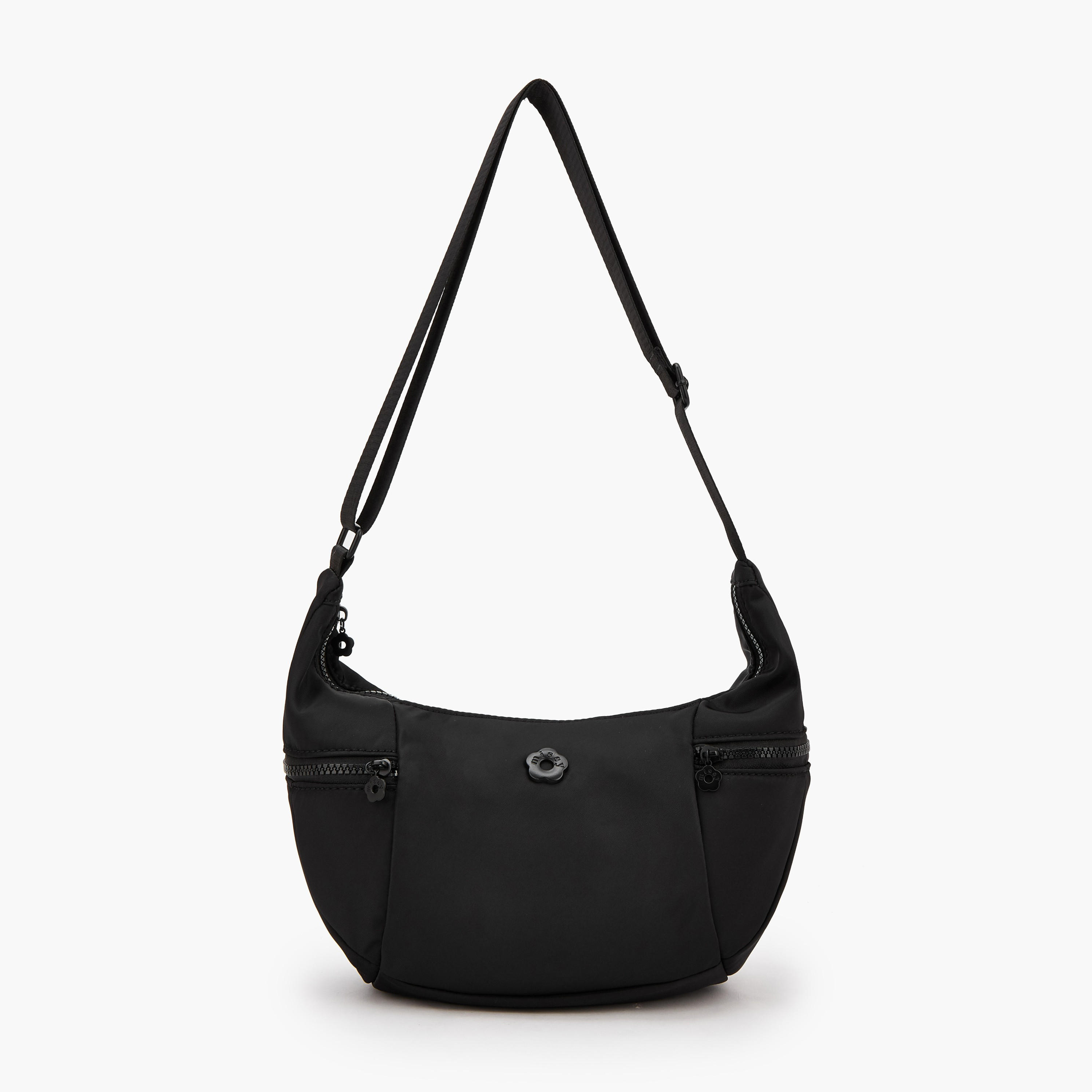 Missy Solid Crossbody Bag with Zip Pockets-women-bagsandwallets-handbags-image-1