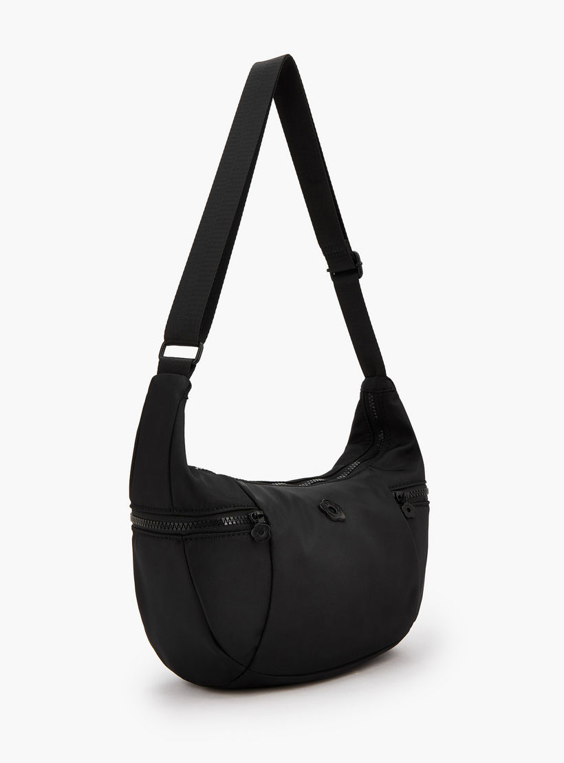 Missy Solid Crossbody Bag with Zip Pockets-women-bagsandwallets-handbags-image-2