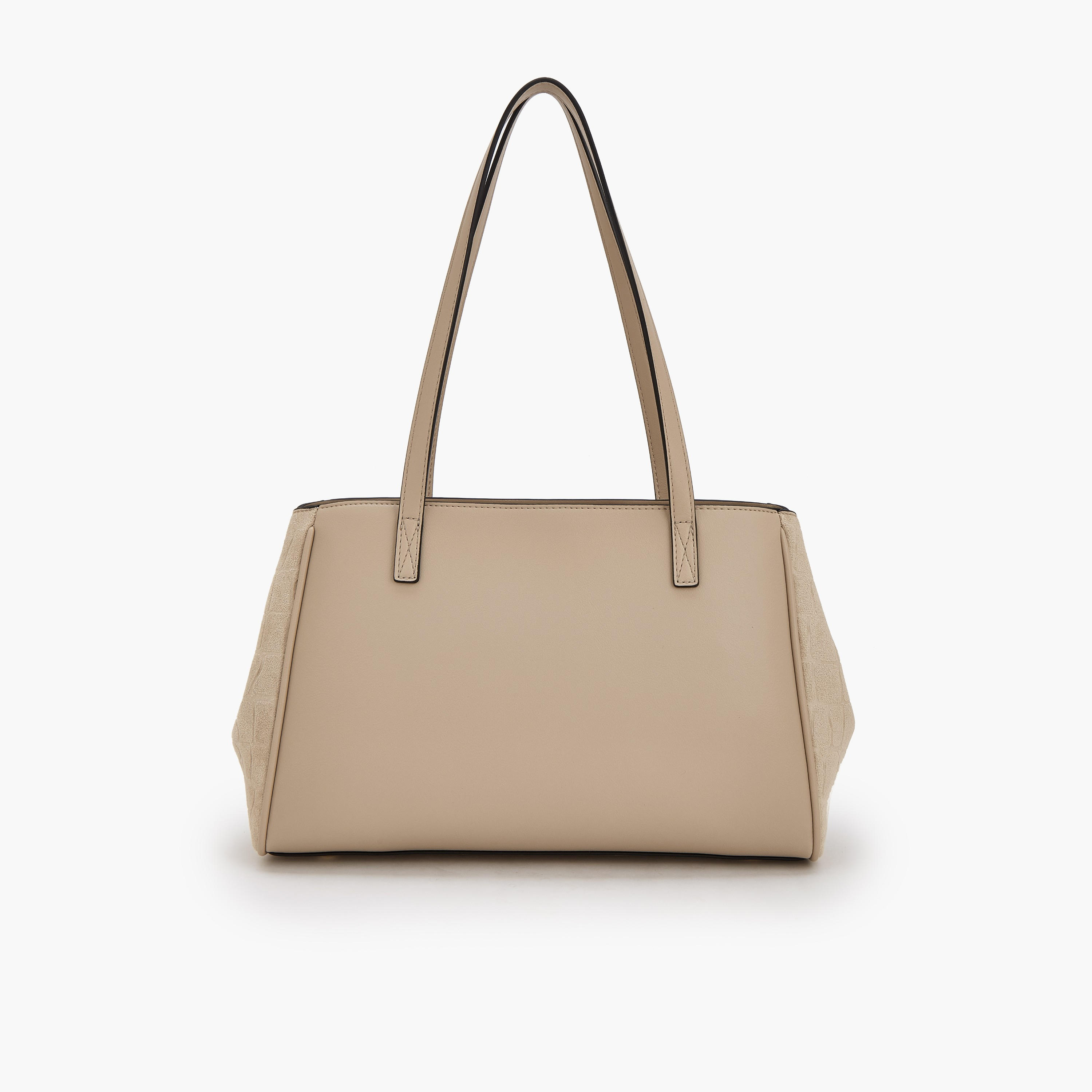 شنطة توت شمواه بارزة الملمس بسحاب إغلاق من سيليست-women-bagsandwallets-handbags-image-4