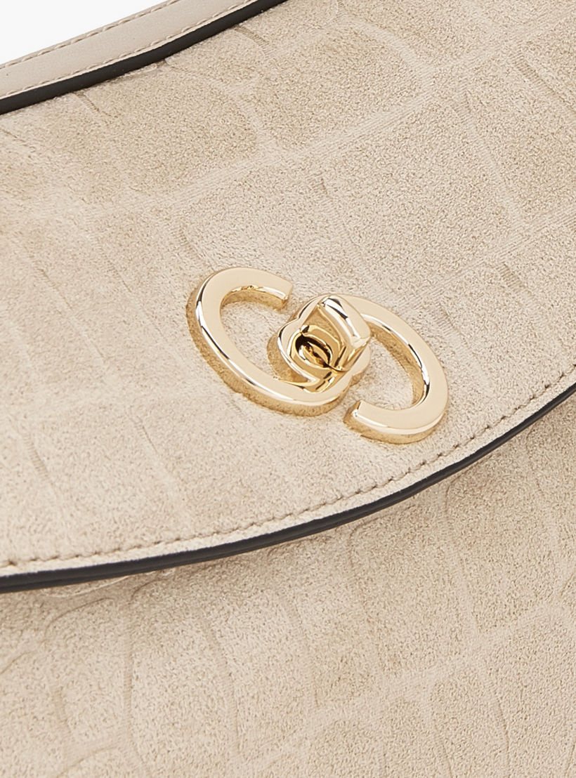 شنطة ساتشل من الشامواه بملمس بارز مع حزام قابل للإزالة من سيليست-women-bagsandwallets-handbags-image-4