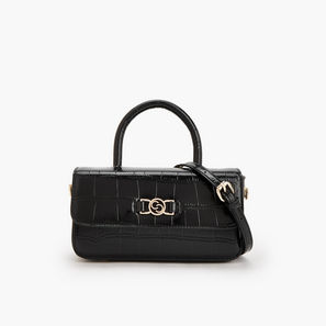 Celeste Textured Satchel Bag with Detachable Strap-women-image-1