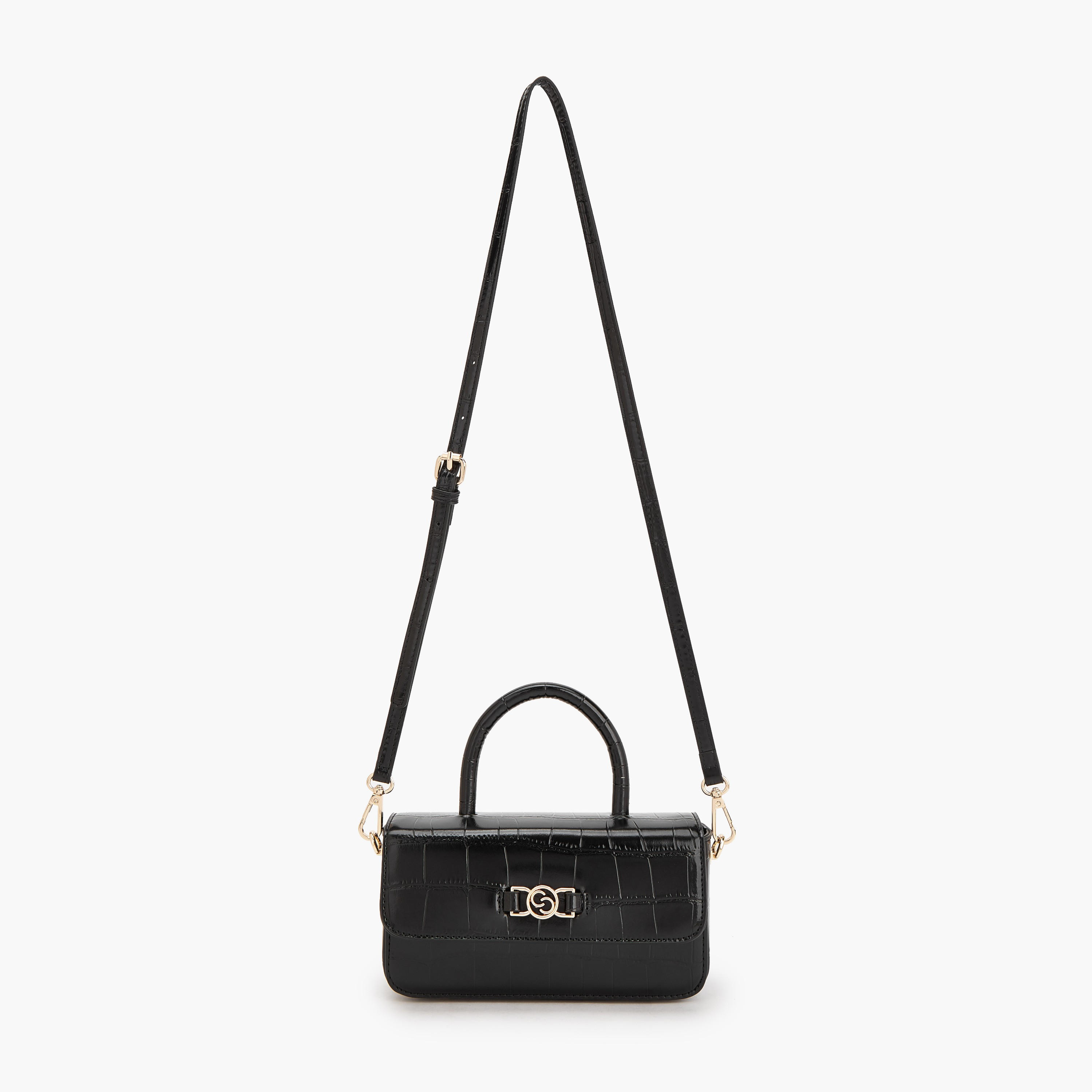 Celeste Textured Satchel Bag with Detachable Strap-women-bagsandwallets-handbags-image-2