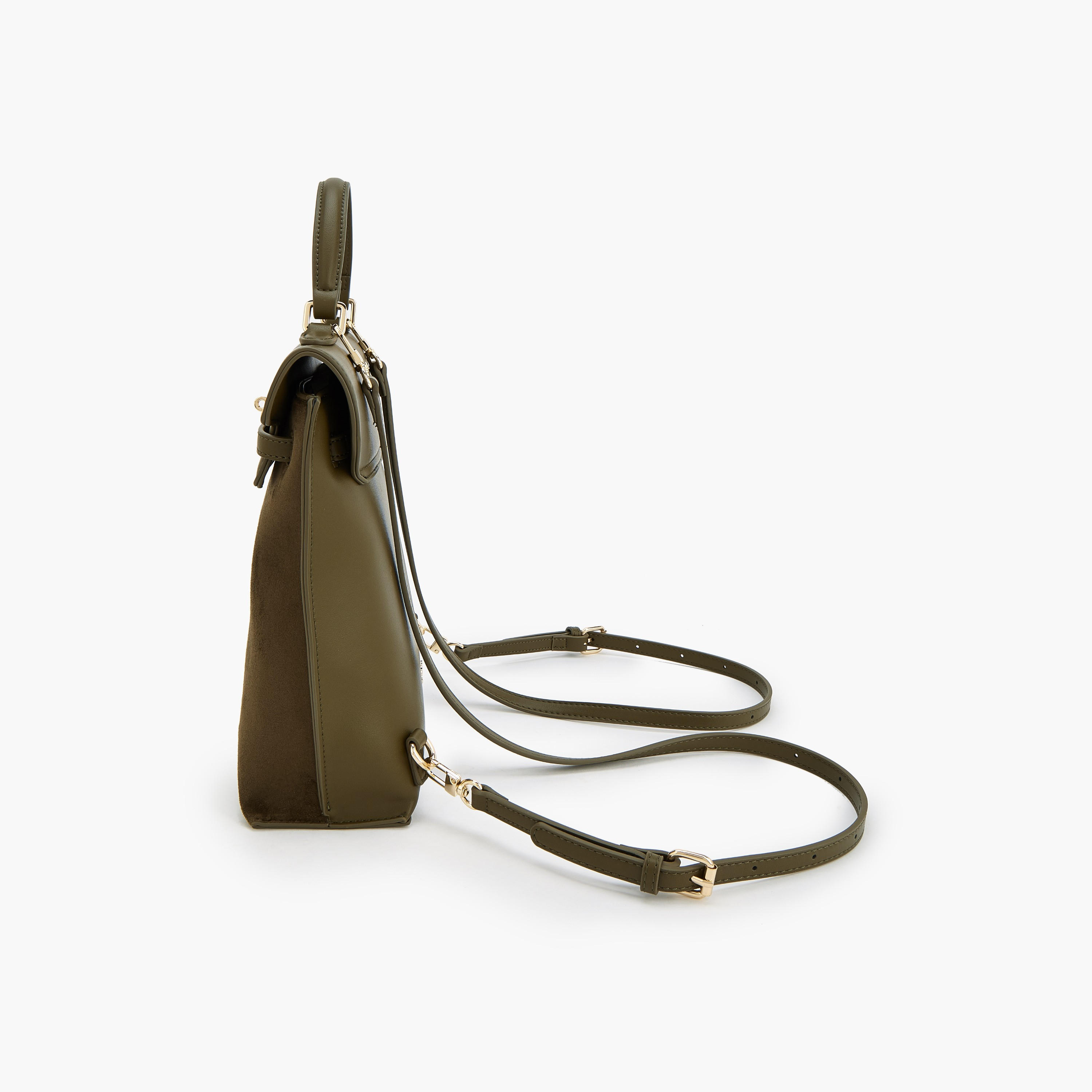 Celeste Textured Suede Backpack with Twist Lock Closure-women-bagsandwallets-backpacks-image-6