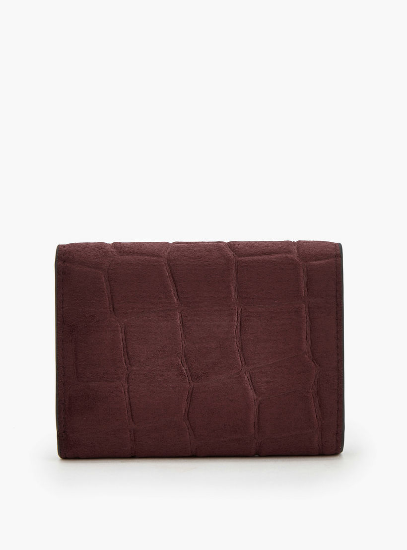 Celeste Textured Bi-Fold Wallet with Snap Closure-women-bagsandwallets-wallets-image-2
