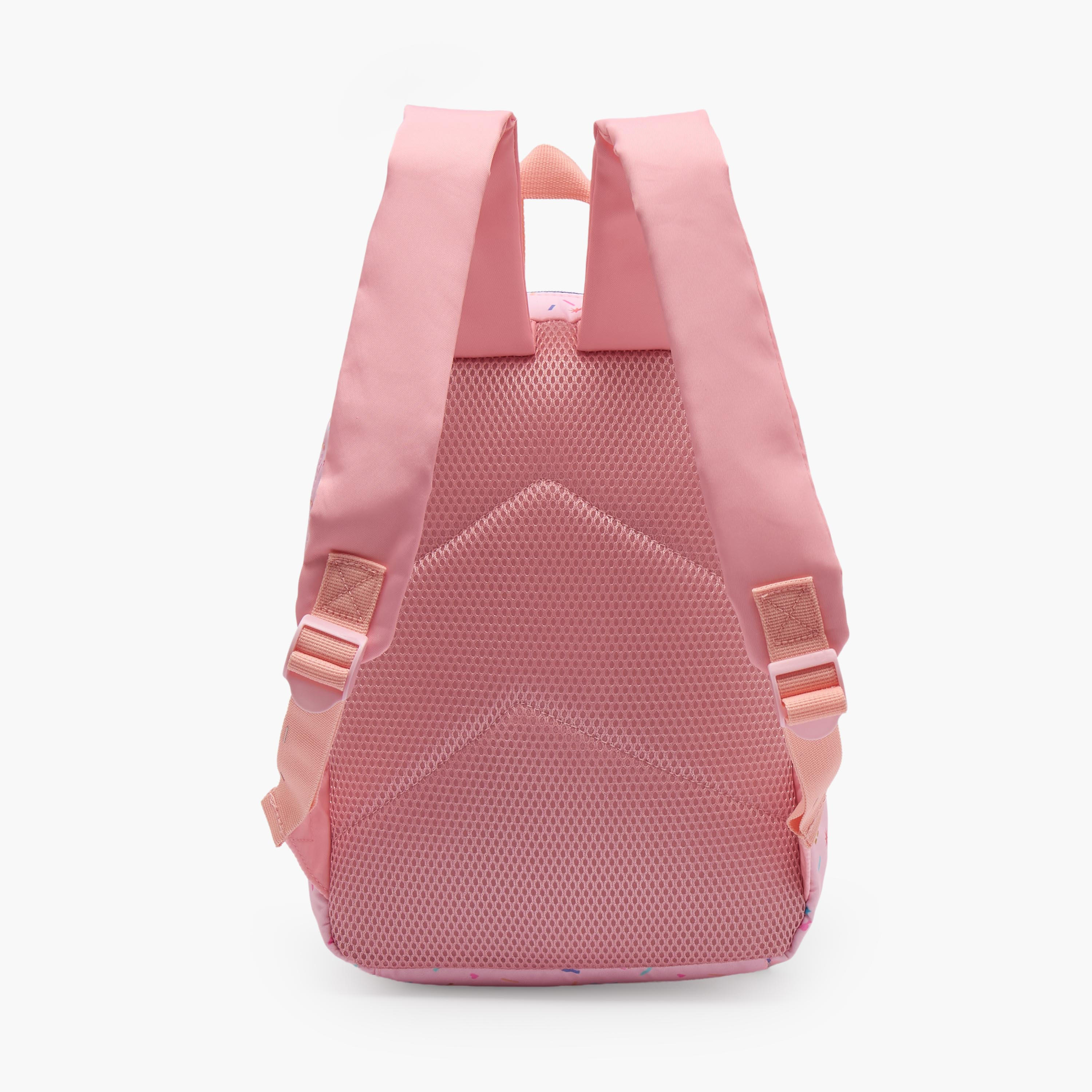 شنطة ظهر مدرسية بأحزمة كتف مبطنة وزخارف باربي للبنات بعمر 13 سنة - 17 بوصة-school-bagsandbackpacks-backpacks-image-8