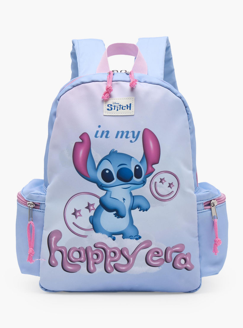 Disney Stitch Print School Backpack for Girls 13 Years+ with Adjustable Shoulder Straps - 17 inches-school-bagsandbackpacks-trolleybags-image-1