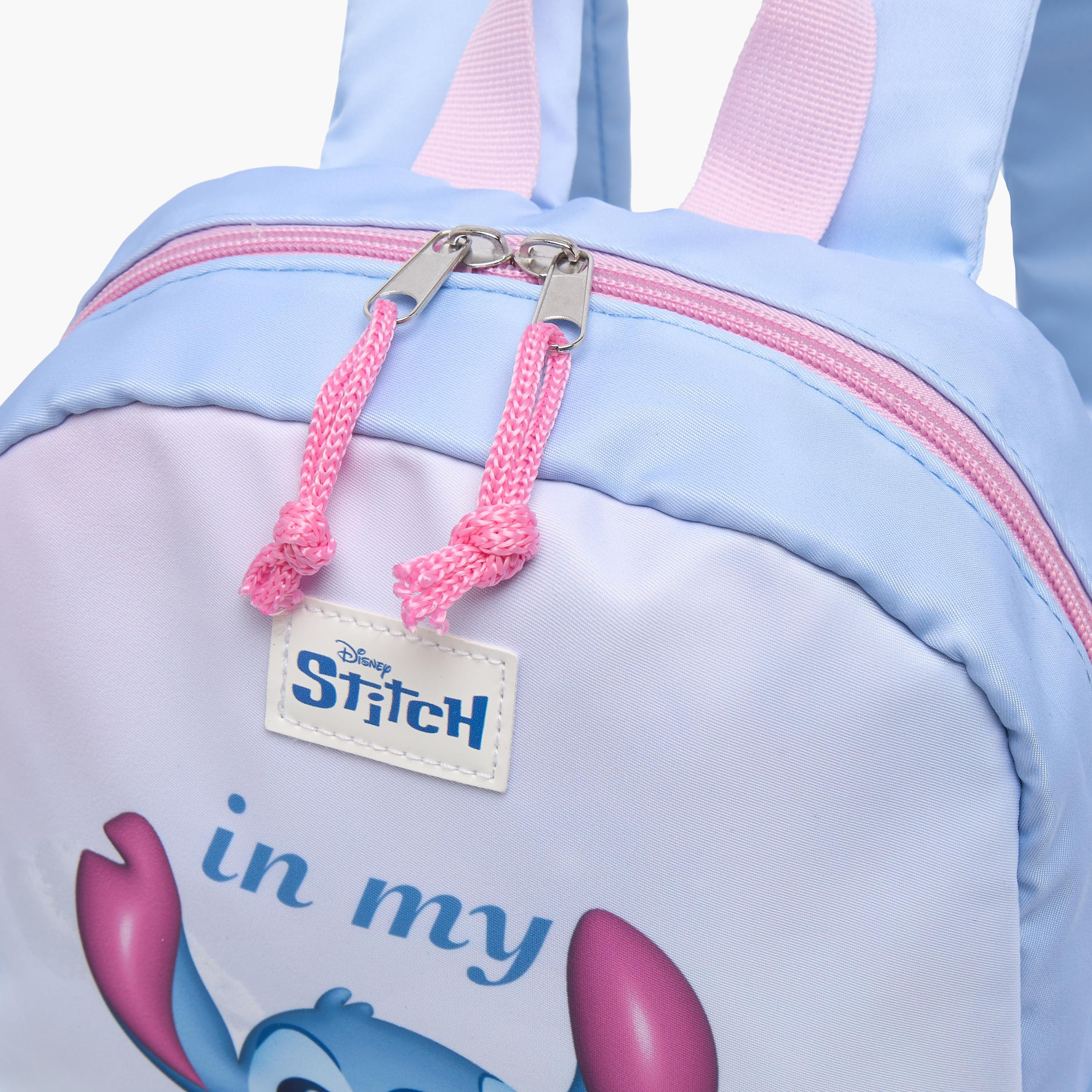 Disney Stitch Print School Backpack for Girls 13 Years+ with Adjustable Shoulder Straps - 17 inches-school-bagsandbackpacks-trolleybags-image-3