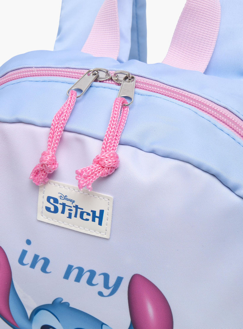 Disney Stitch Print School Backpack for Girls 13 Years+ with Adjustable Shoulder Straps - 17 inches-school-bagsandbackpacks-trolleybags-image-3