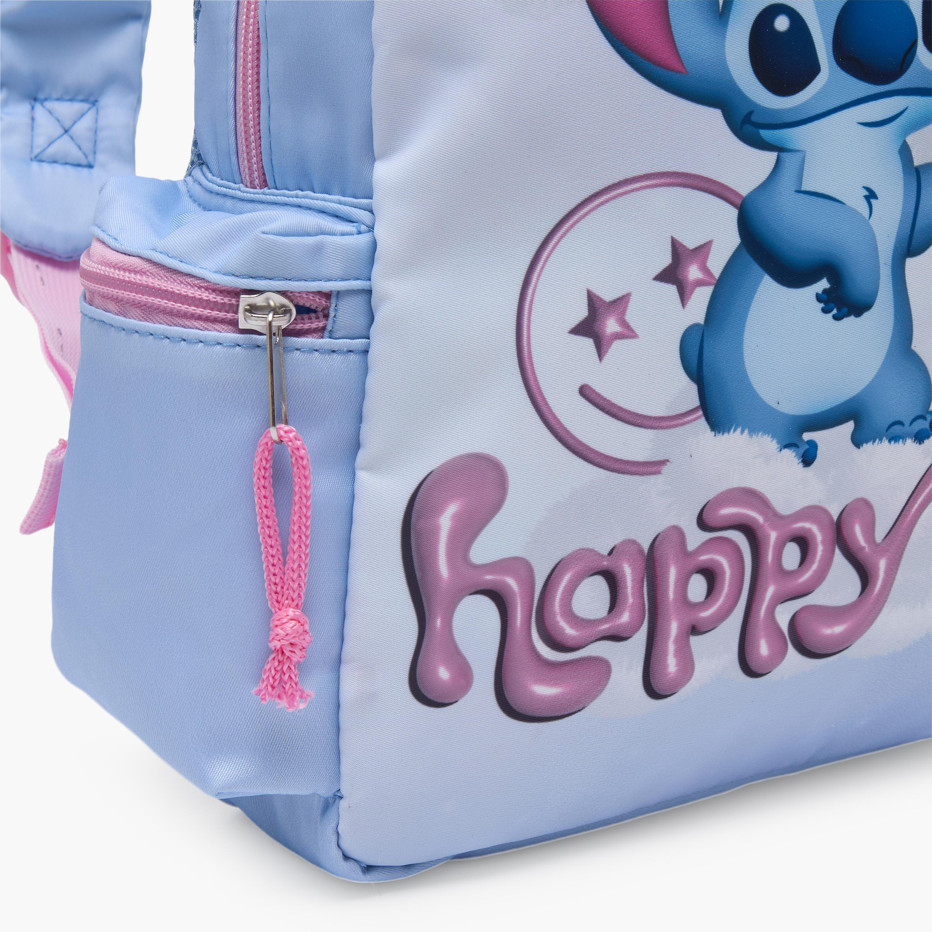 Disney Stitch Print School Backpack for Girls 13 Years+ with Adjustable Shoulder Straps - 17 inches-school-bagsandbackpacks-trolleybags-image-4