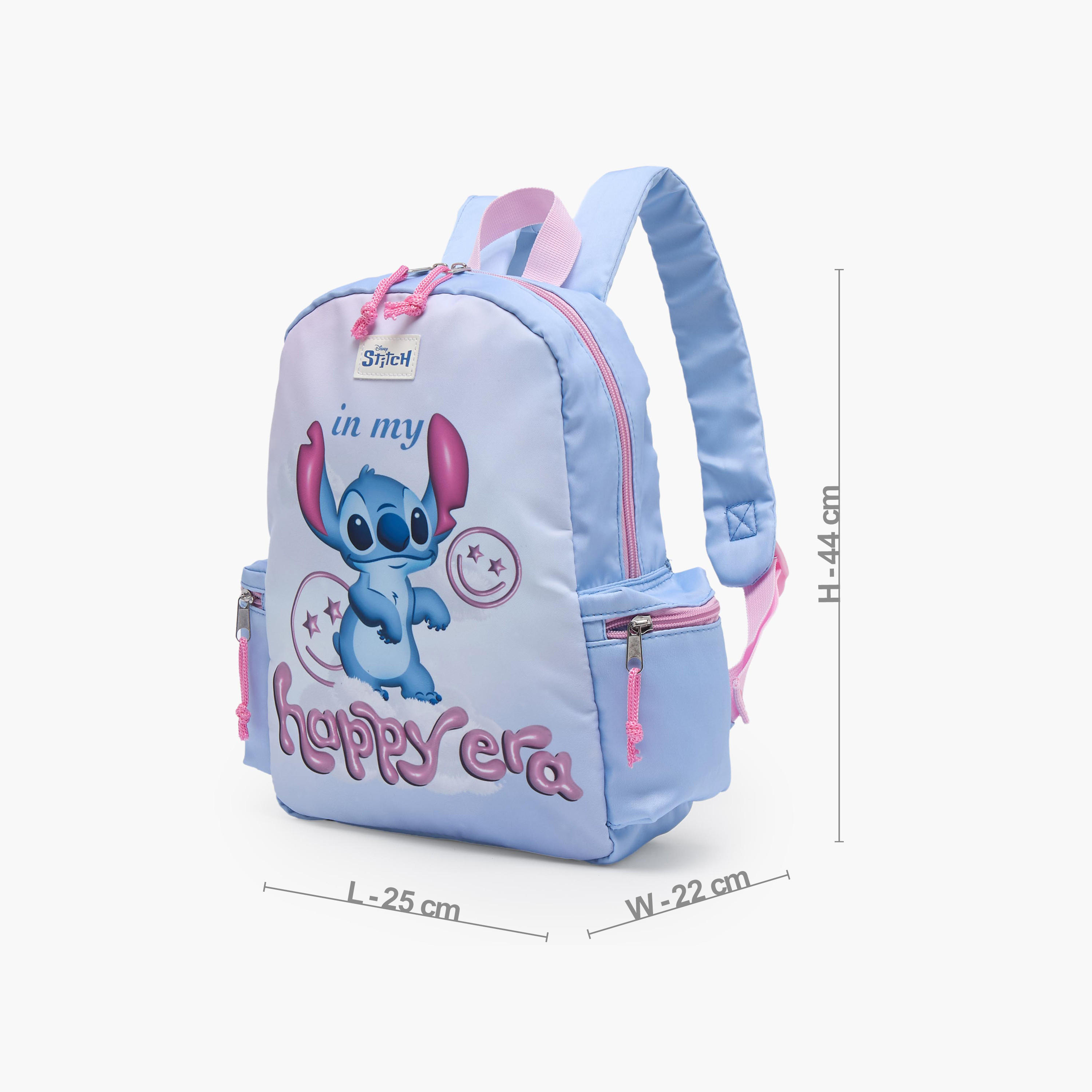 Disney Stitch Print School Backpack for Girls 13 Years+ with Adjustable Shoulder Straps - 17 inches-school-bagsandbackpacks-trolleybags-image-6