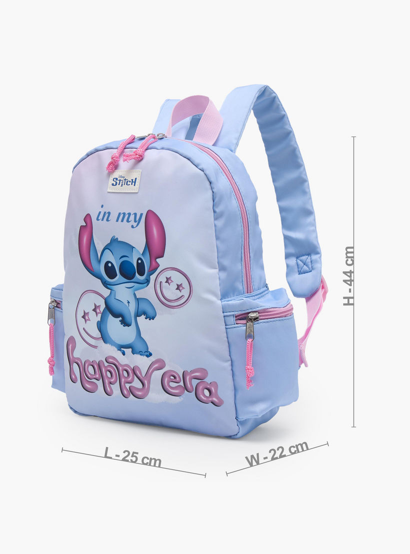 Disney Stitch Print School Backpack for Girls 13 Years+ with Adjustable Shoulder Straps - 17 inches-school-bagsandbackpacks-trolleybags-image-6