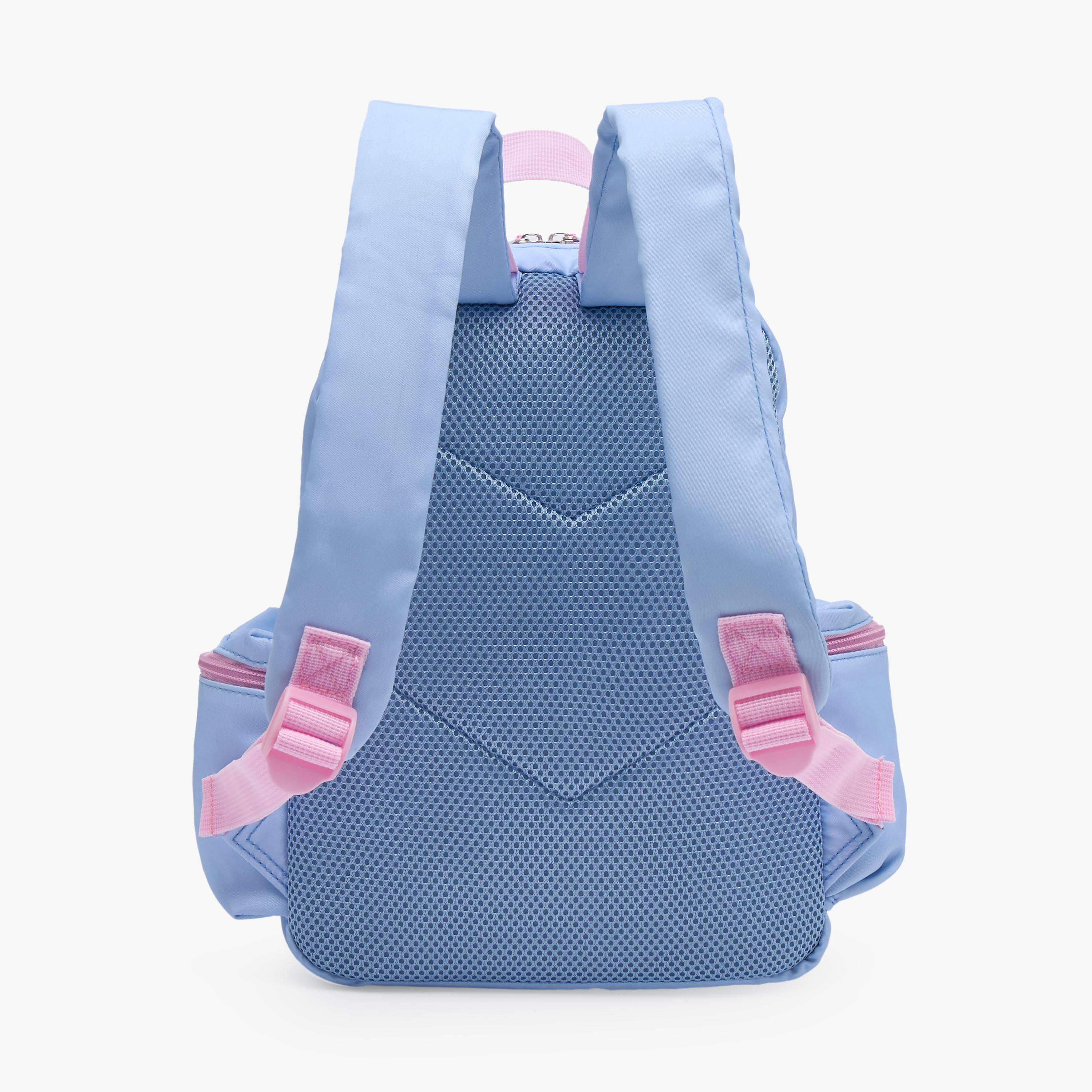Disney Stitch Print School Backpack for Girls 13 Years+ with Adjustable Shoulder Straps - 17 inches-school-bagsandbackpacks-trolleybags-image-8