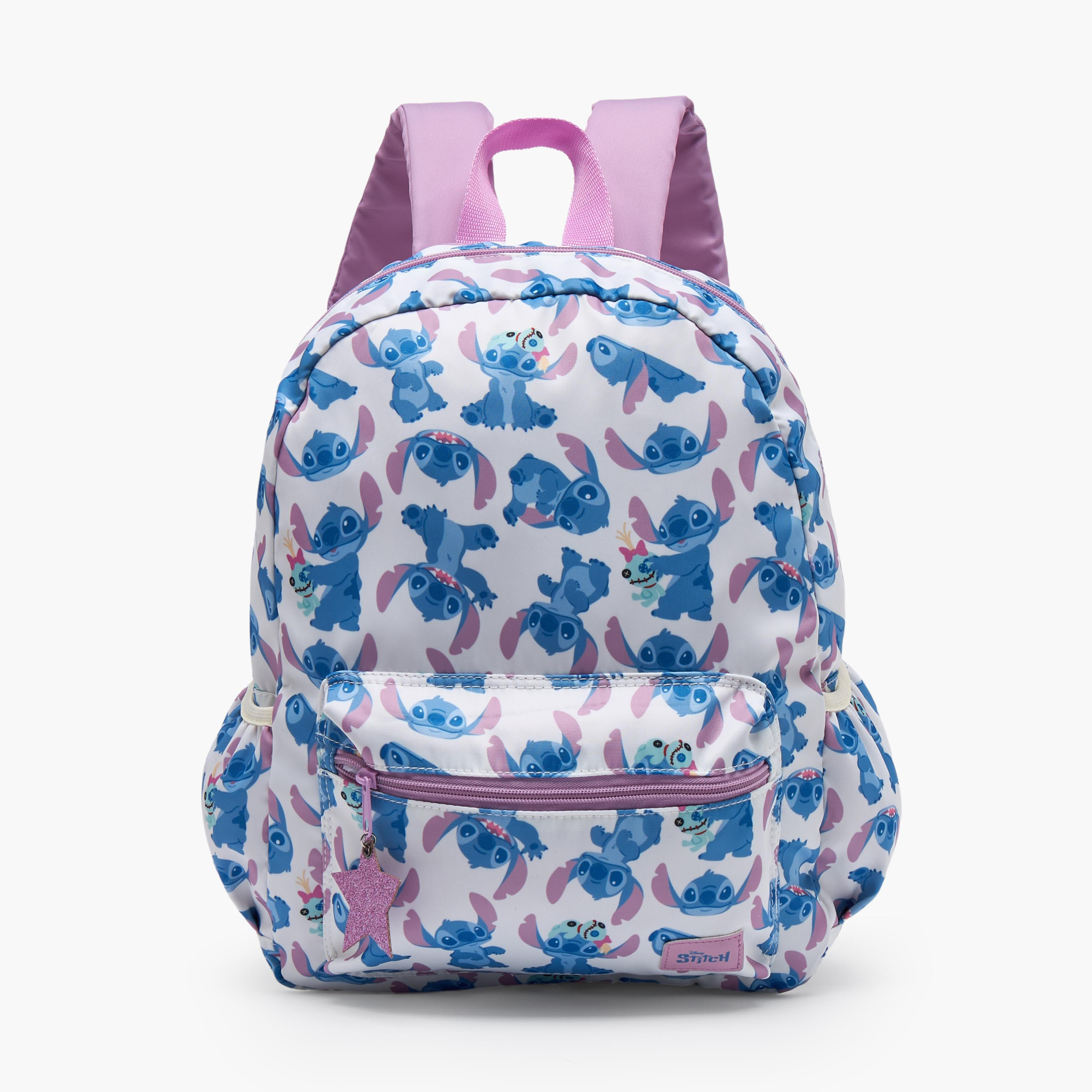 Disney Stitch Print School Backpack for Girls 13 Years+ with Adjustable Shoulder Straps - 18 inches-boys-accessories-bagsandbackpacks-image-1