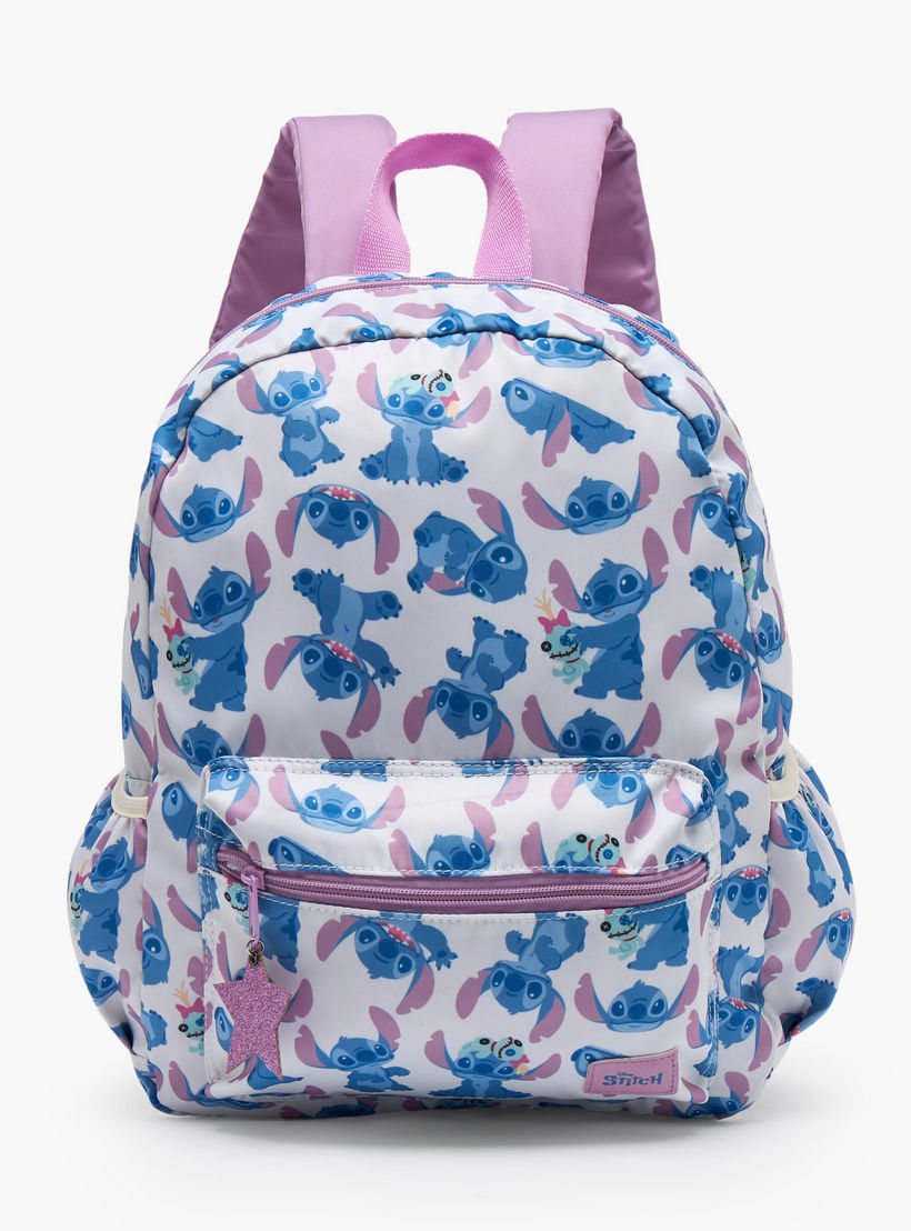 Disney Stitch Print School Backpack for Girls 13 Years+ with Adjustable Shoulder Straps - 18 inches-boys-accessories-bagsandbackpacks-image-1