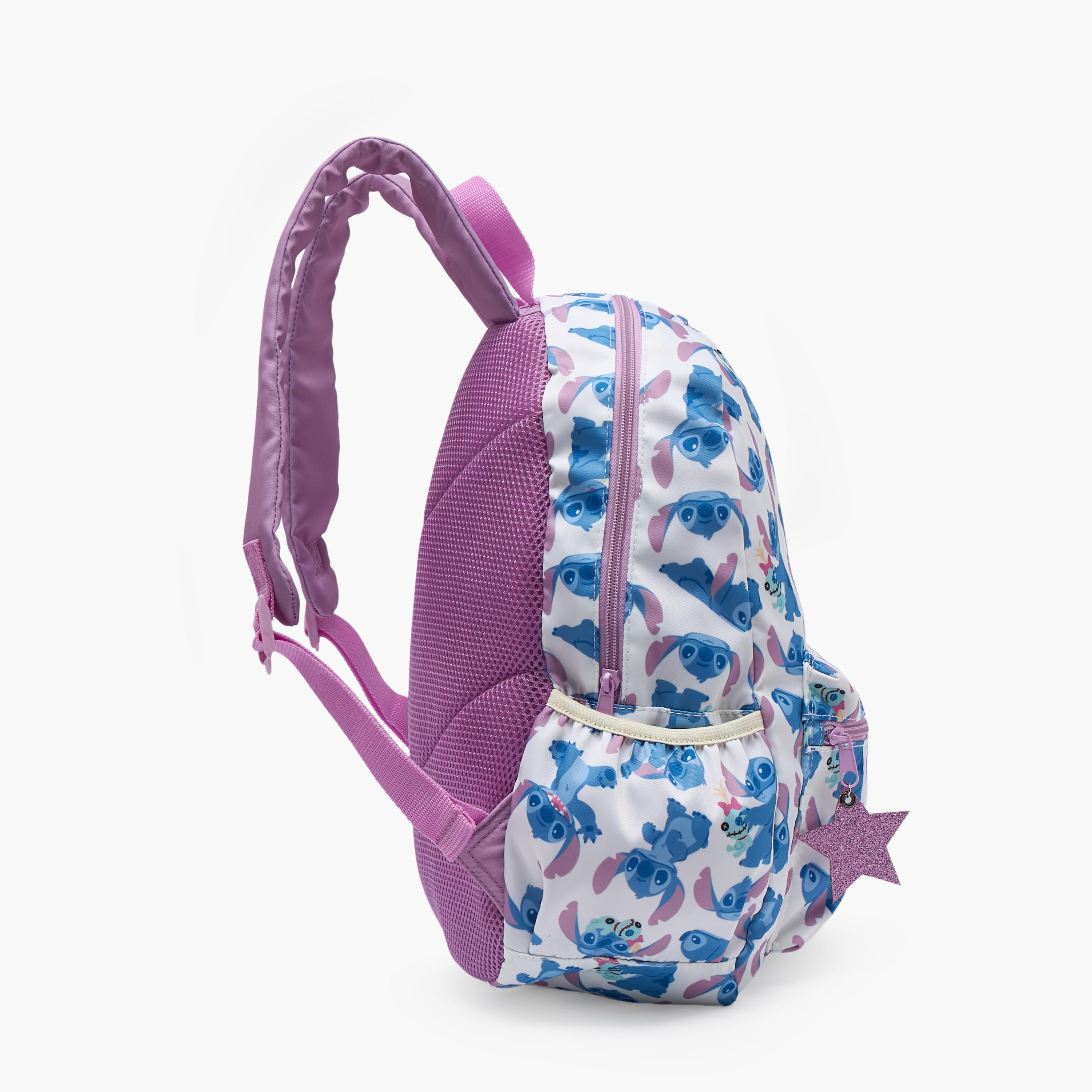 Disney Stitch Print School Backpack for Girls 13 Years+ with Adjustable Shoulder Straps - 18 inches-boys-accessories-bagsandbackpacks-image-6
