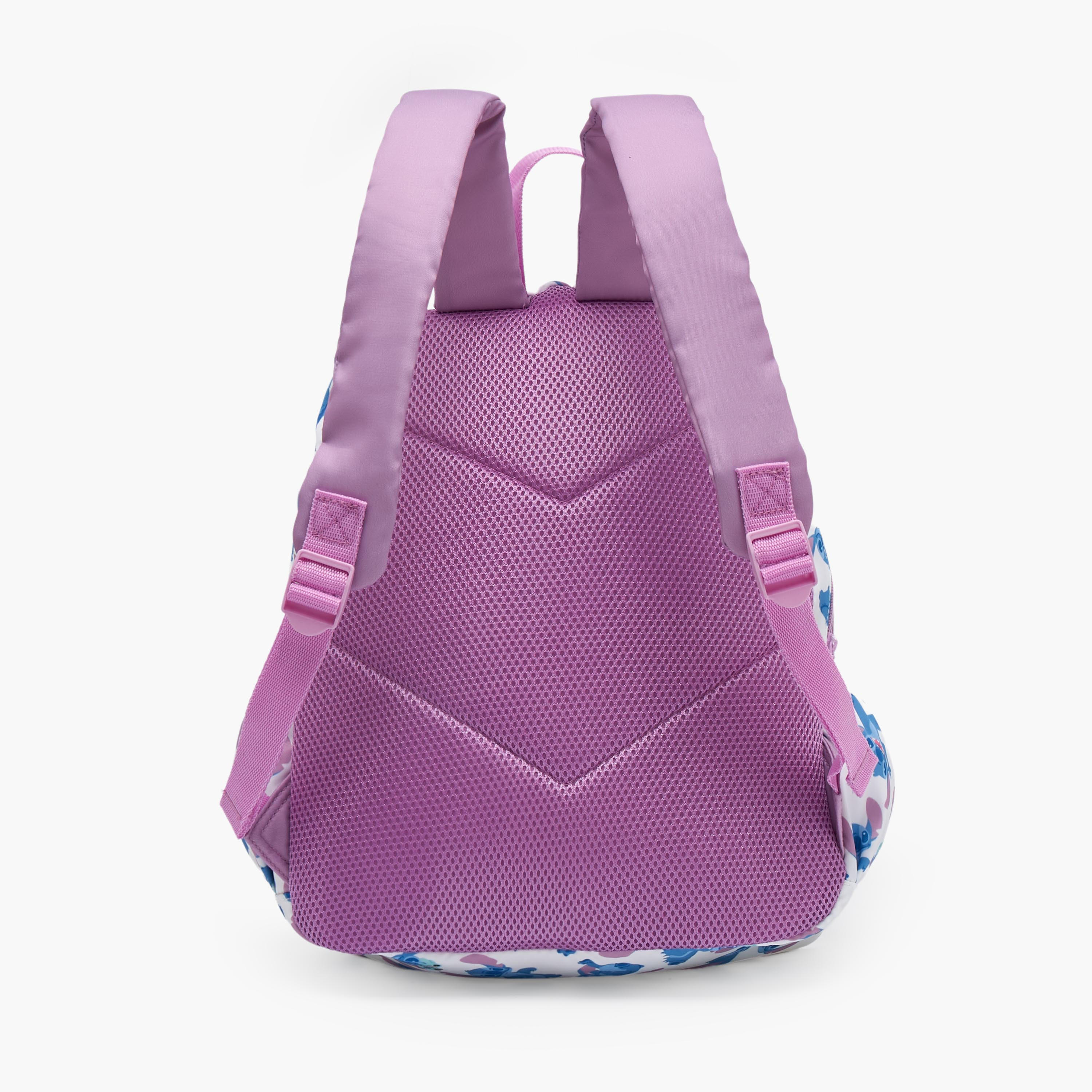 Disney Stitch Print School Backpack for Girls 13 Years+ with Adjustable Shoulder Straps - 18 inches-boys-accessories-bagsandbackpacks-image-7