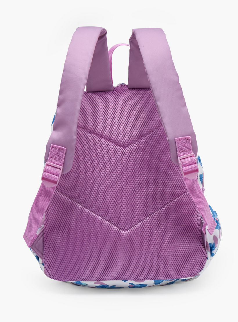 Disney Stitch Print School Backpack for Girls 13 Years+ with Adjustable Shoulder Straps - 18 inches-boys-accessories-bagsandbackpacks-image-7