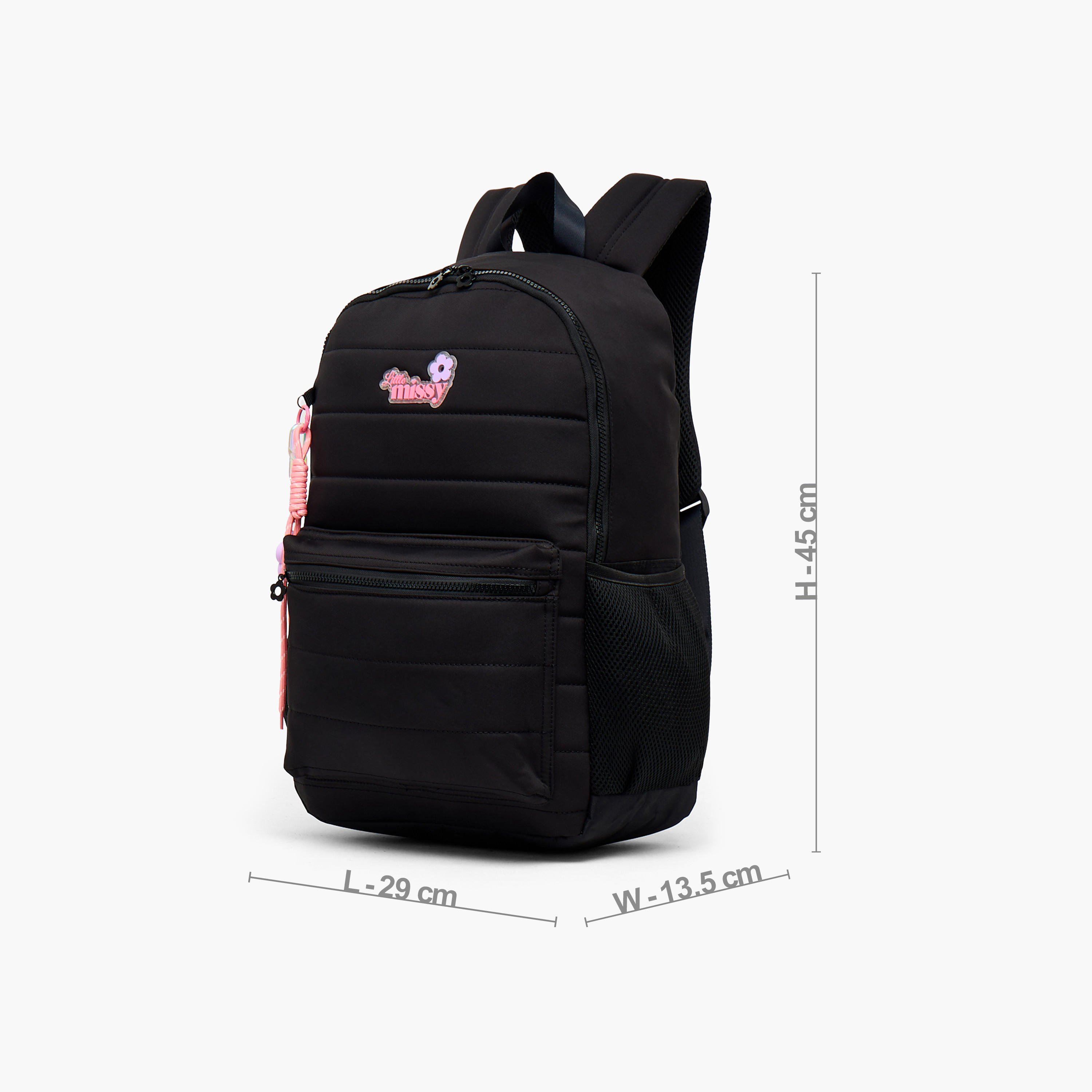شنطة ظهر مبطنة بقسم مبطن للابتوب للأطفال بعمر 13 سنة فما فوق من ليتيل ميسي-school-bagsandbackpacks-backpacks-image-6