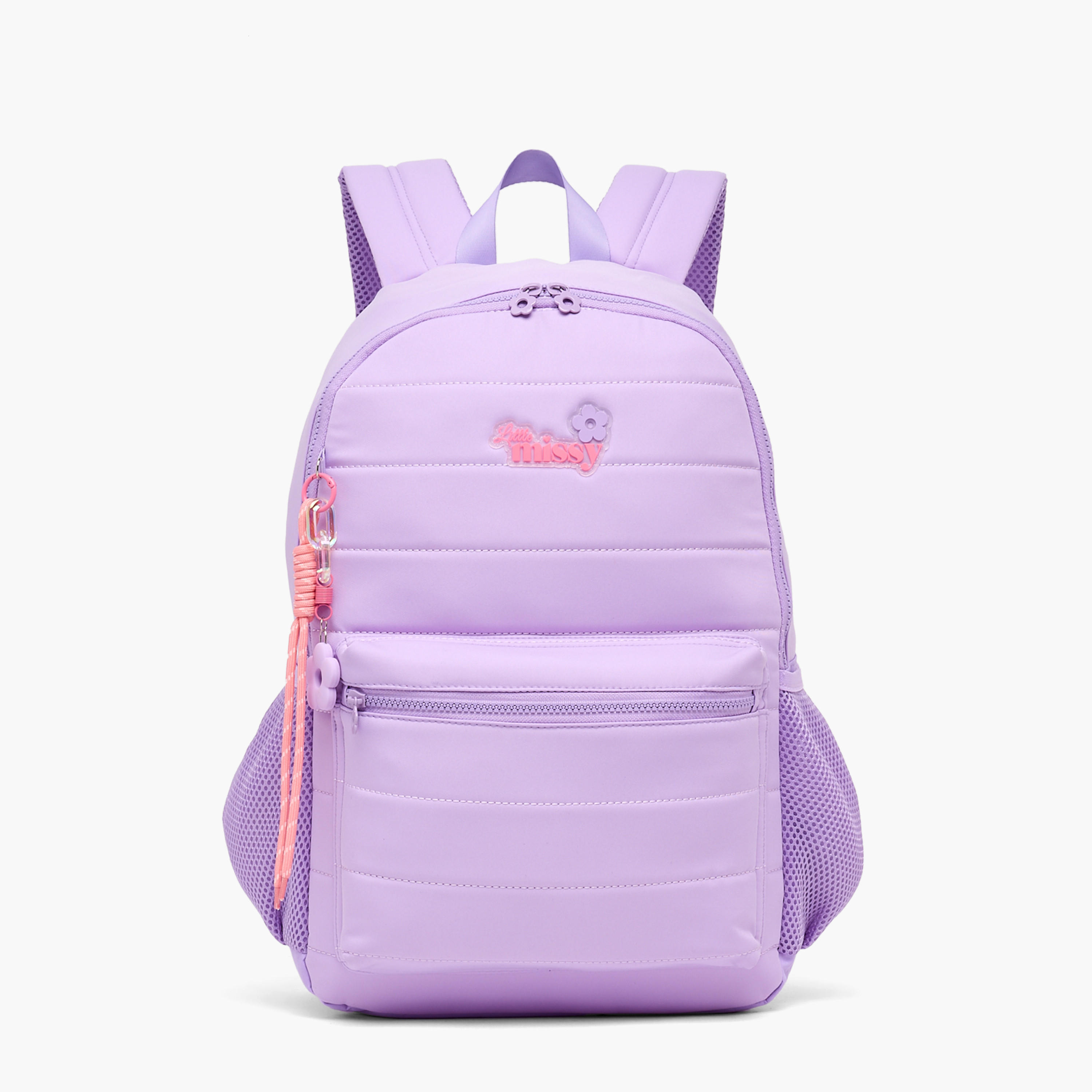 Little Missy Quilted Backpack for Kids 13+ Years with Padded Laptop Compartment-school-bagsandbackpacks-backpacks-image-1