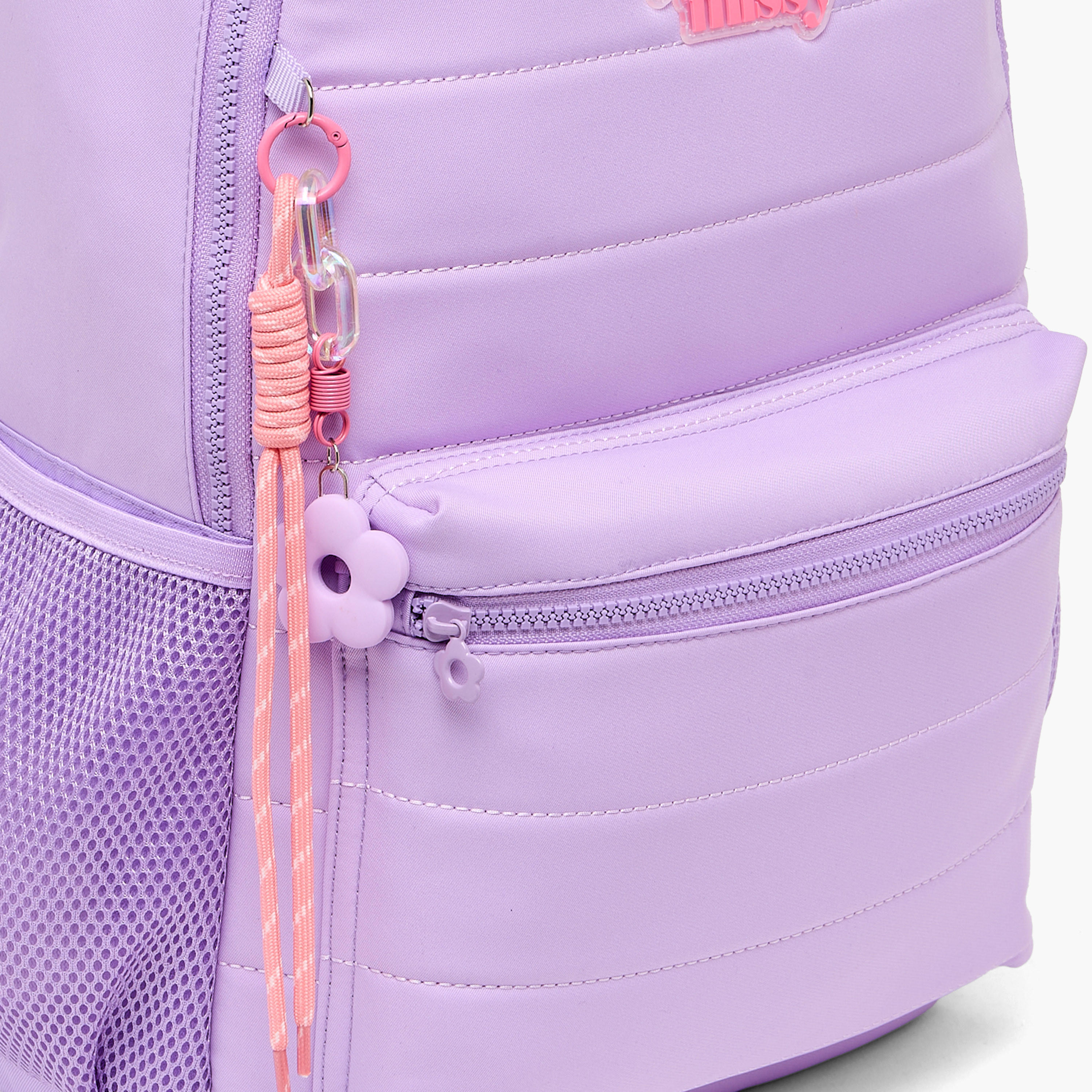 Little Missy Quilted Backpack for Kids 13+ Years with Padded Laptop Compartment-school-bagsandbackpacks-backpacks-image-4