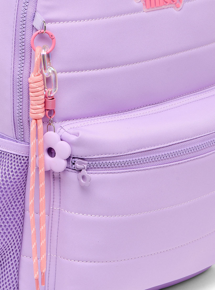 Little Missy Quilted Backpack for Kids 13+ Years with Padded Laptop Compartment-school-bagsandbackpacks-backpacks-image-4