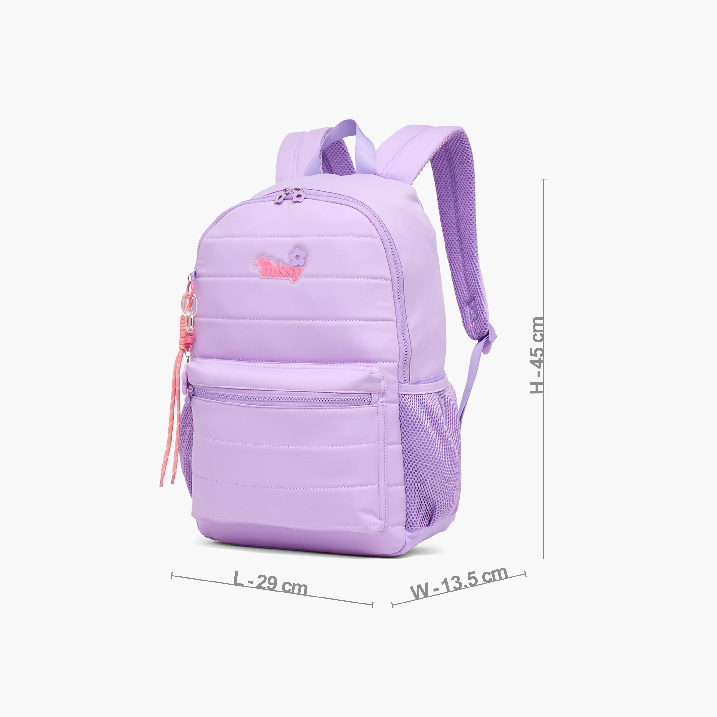 Little Missy Quilted Backpack for Kids 13+ Years with Padded Laptop Compartment-school-bagsandbackpacks-backpacks-image-6
