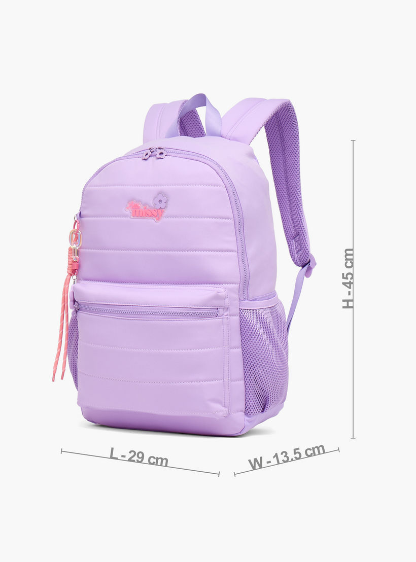 Little Missy Quilted Backpack for Kids 13+ Years with Padded Laptop Compartment-school-bagsandbackpacks-backpacks-image-6