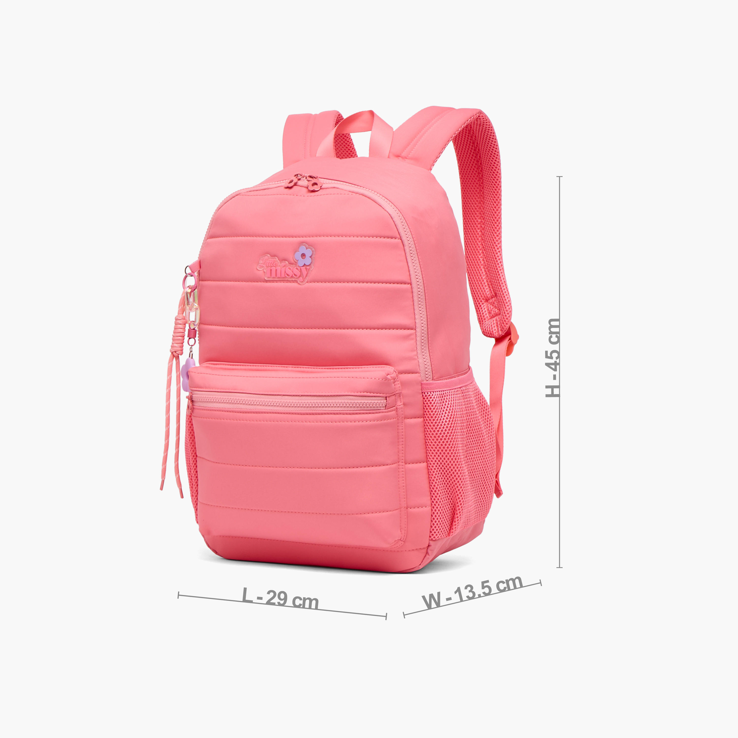 Little Missy Quilted Backpack for Kids 13+ Years with Padded Laptop Compartment-school-bagsandbackpacks-backpacks-image-6