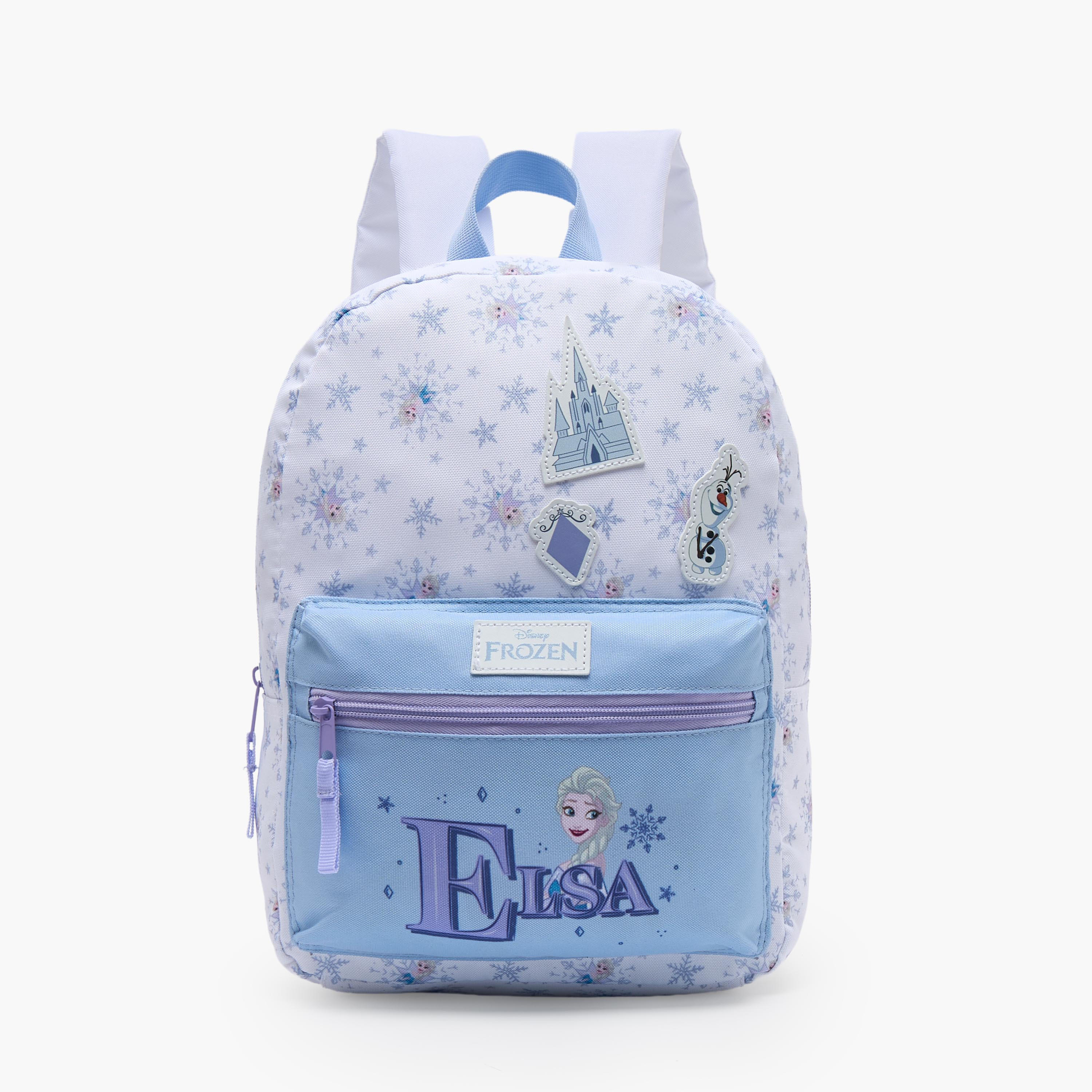 Disney Elsa Print School Backpack for Girls 13 Years+ with Padded Shoulder Straps - 17 inches-school-bagsandbackpacks-backpacks-image-1