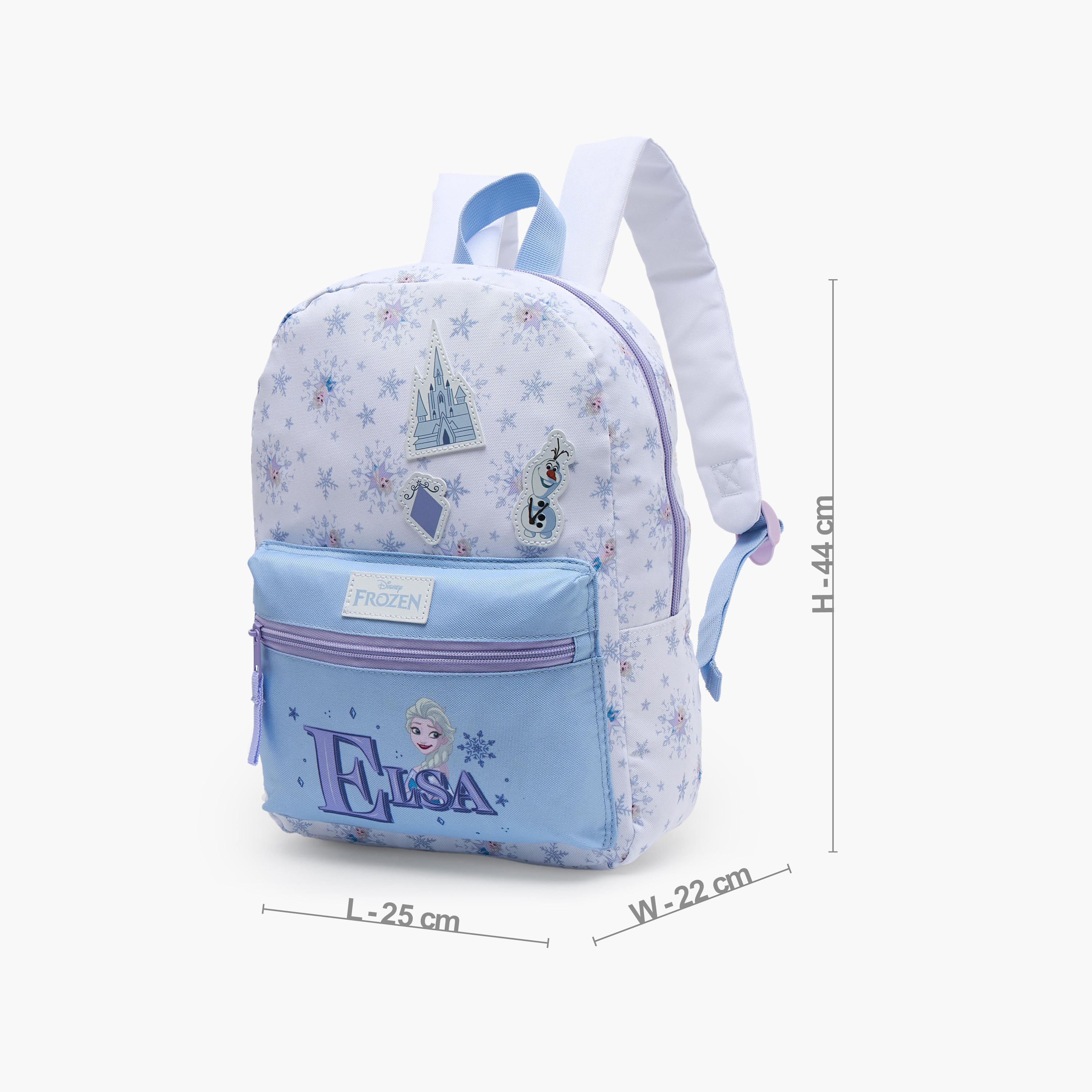 Disney Elsa Print School Backpack for Girls 13 Years+ with Padded Shoulder Straps - 17 inches-school-bagsandbackpacks-backpacks-image-6