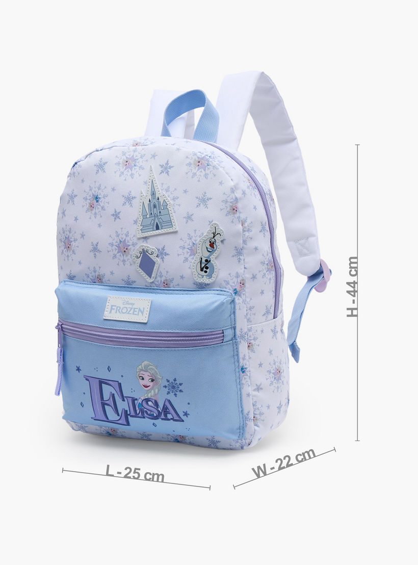 Disney Elsa Print School Backpack for Girls 13 Years+ with Padded Shoulder Straps - 17 inches-school-bagsandbackpacks-backpacks-image-6