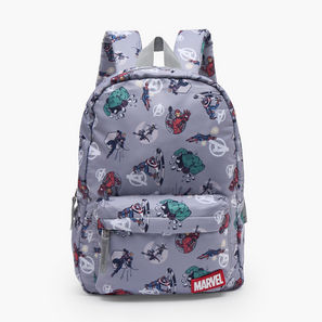 Marvel Avengers Print School Backpack for Boys 13 Years+ with Adjustable Shoulder Straps - 24 inches-school-image-1
