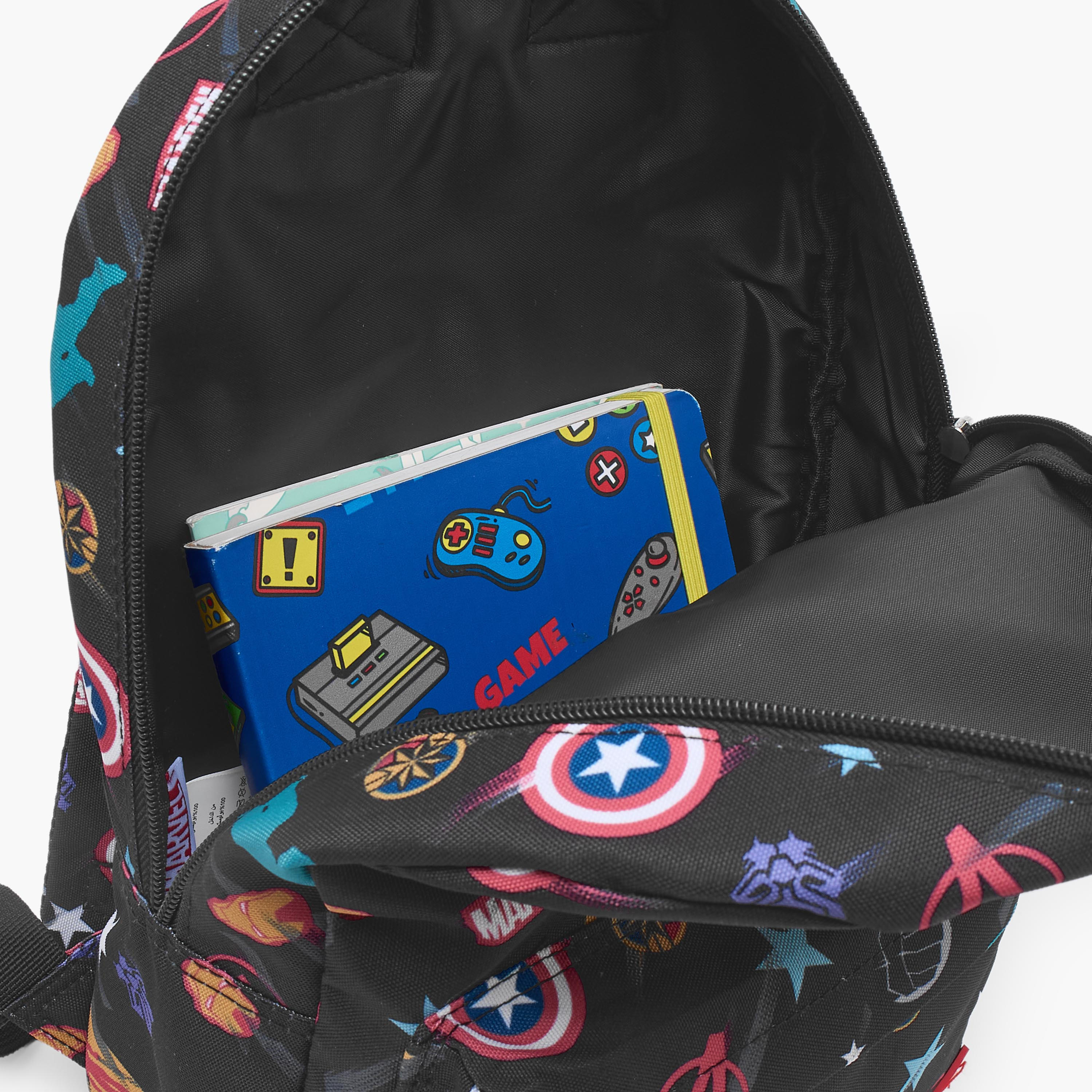 Marvel Printed School Backpack for Girls 13 Years+ with Adjustable Shoulder Straps - 18 inches-boys-accessories-bagsandbackpacks-image-5