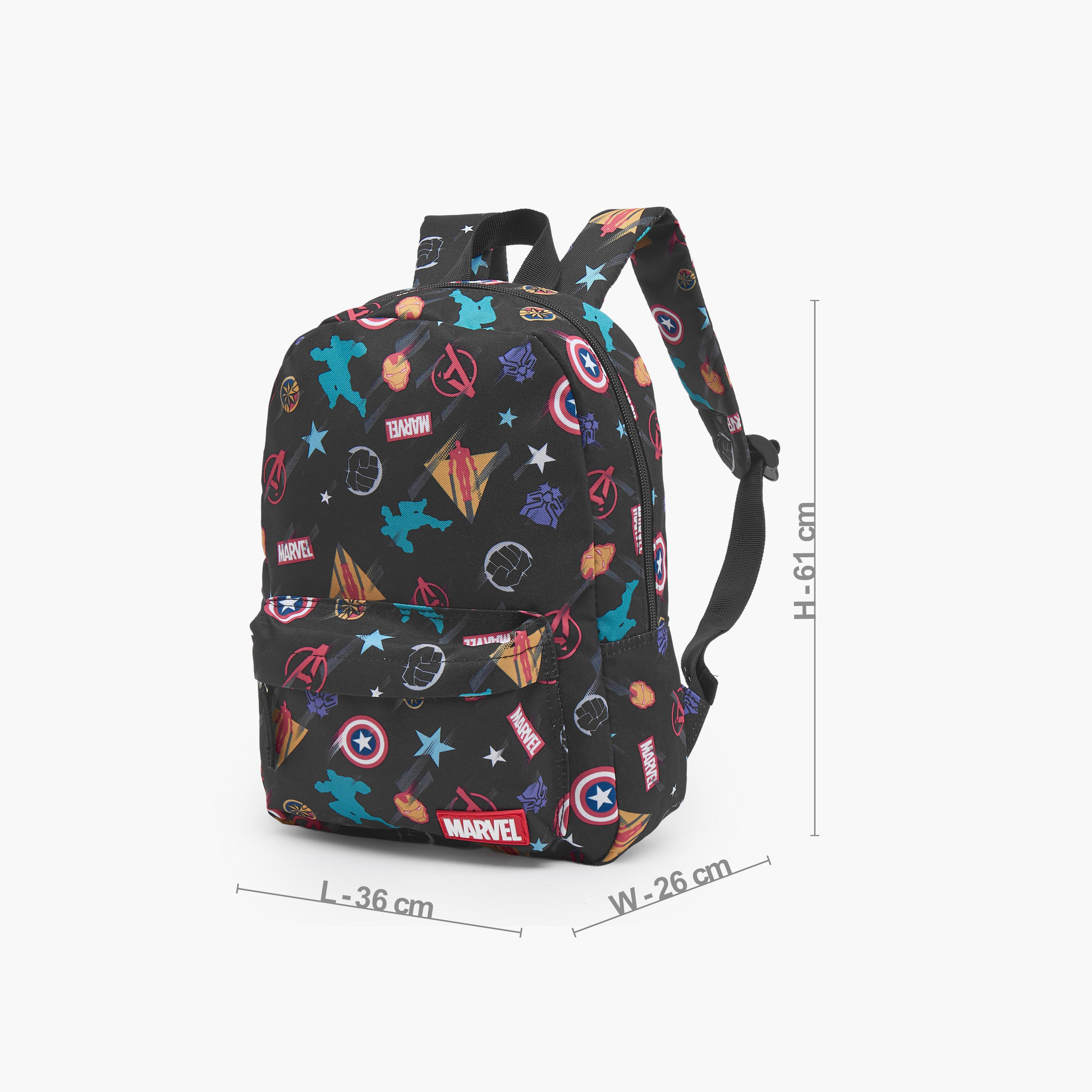 Marvel Printed School Backpack for Girls 13 Years+ with Adjustable Shoulder Straps - 18 inches-boys-accessories-bagsandbackpacks-image-6