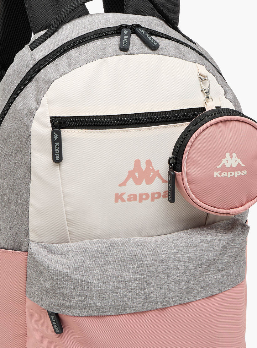 Kappa Colourblock Backpack for Kids 13 Years+ with Detachable Pouch-boys-accessories-bagsandbackpacks-image-3