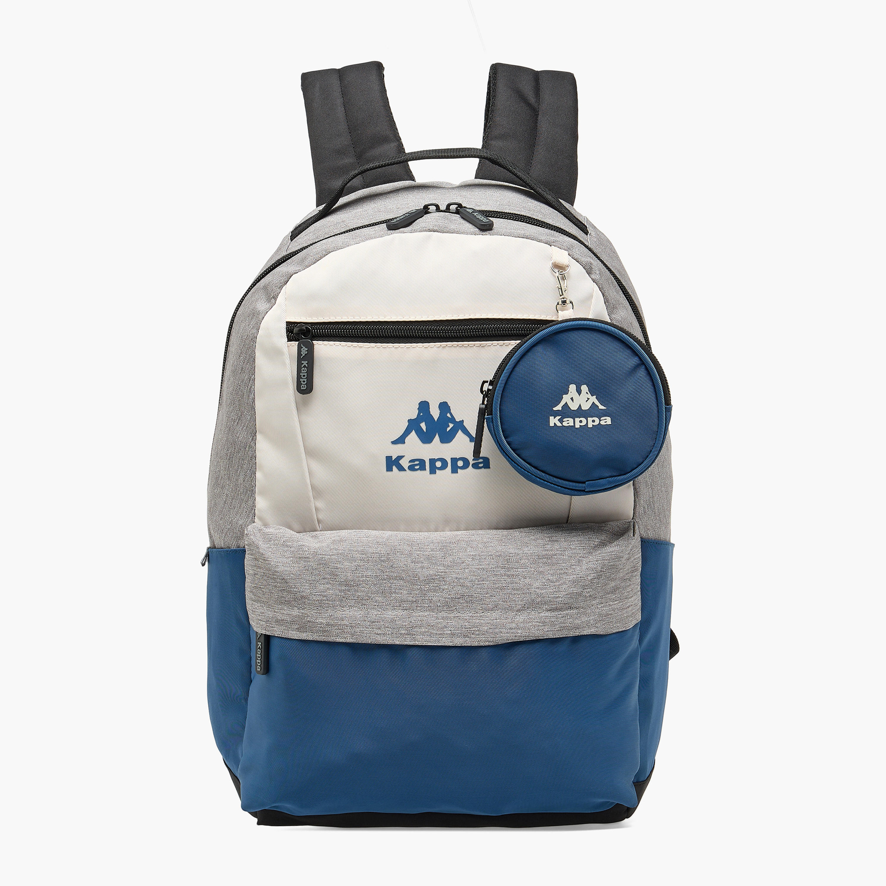 Kappa Colourblock School Backpack for Kids 13 Years+ with Detachable Pouch-boys-accessories-bagsandbackpacks-image-1