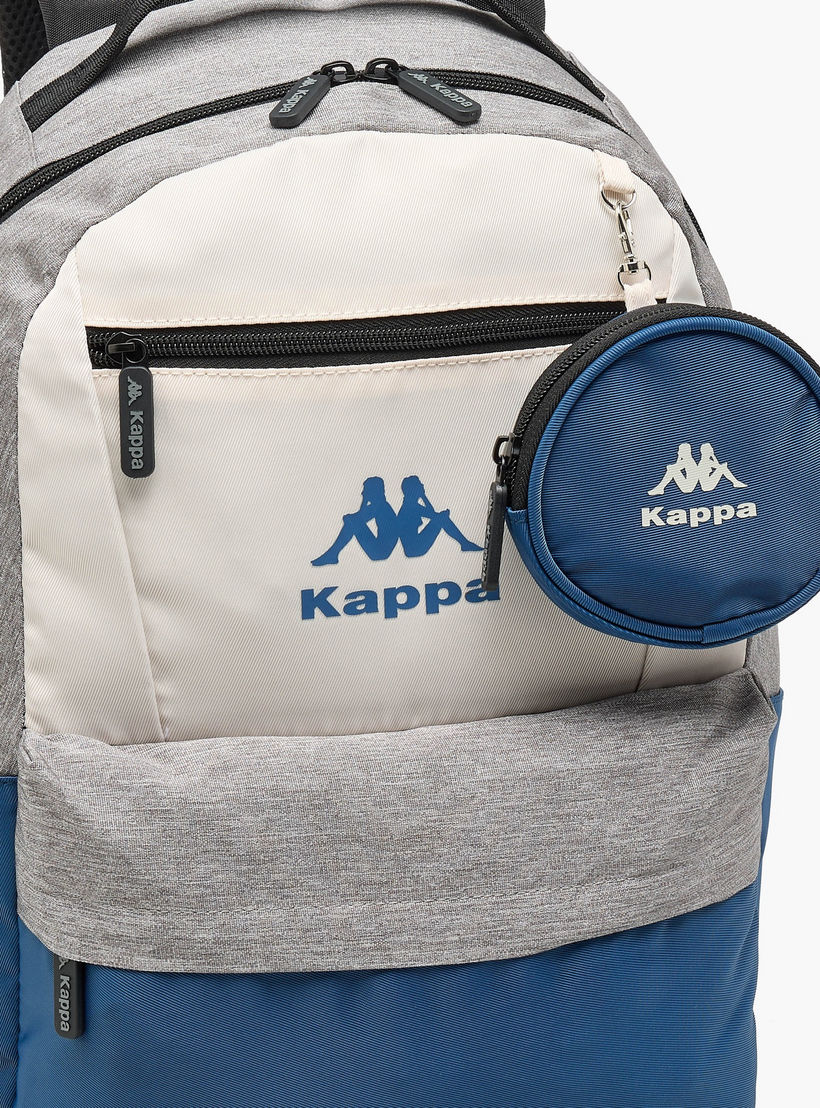 Kappa Colourblock Backpack for Kids 13 Years+ with Detachable Pouch-boys-accessories-bagsandbackpacks-image-3